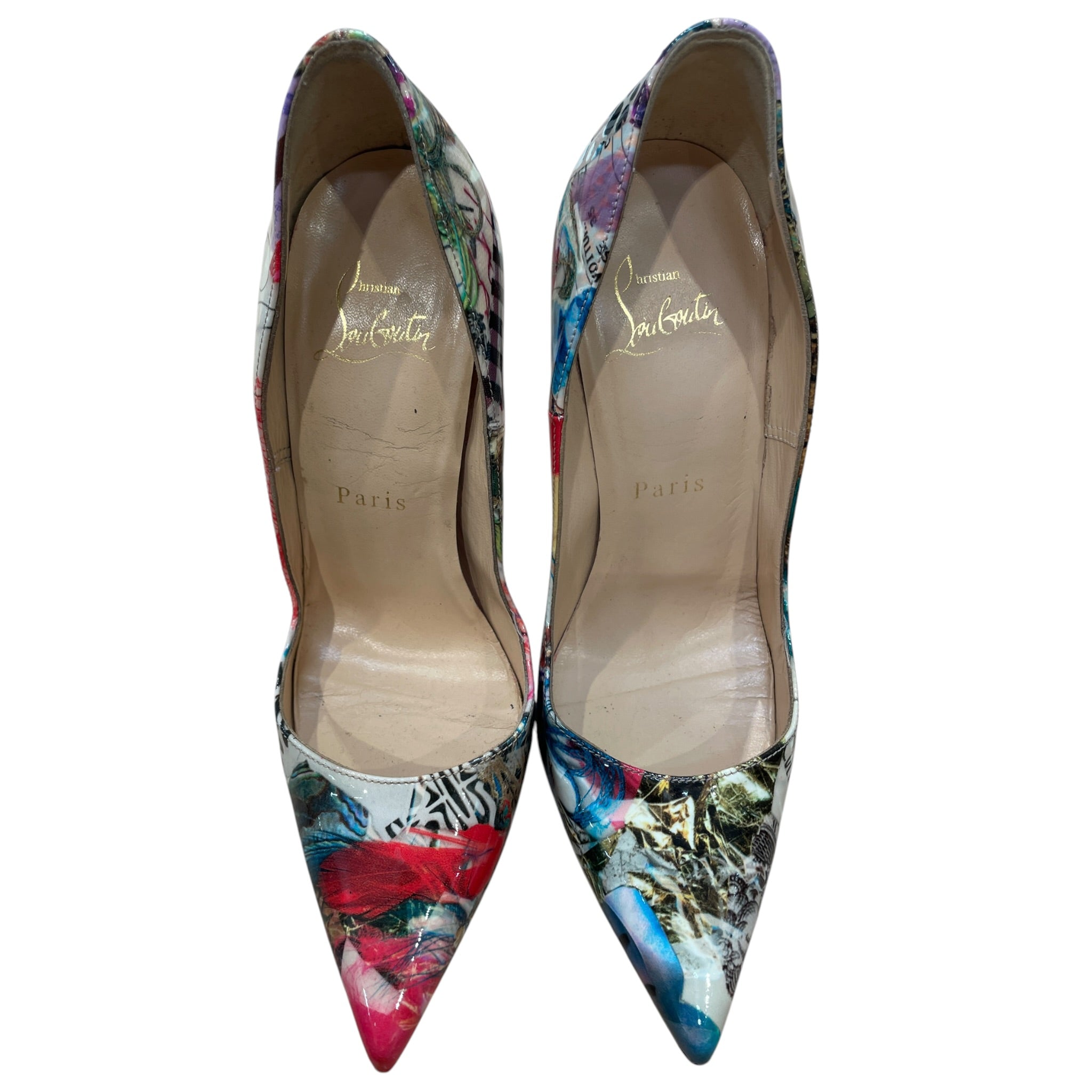 Christian Louboutin/Heels/EU 35.5/All Over Print/Leather/MLT/ view 3
