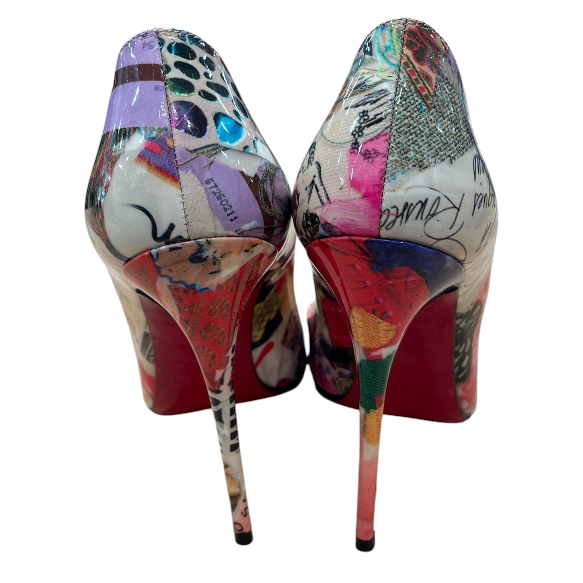 Christian Louboutin/Heels/EU 35.5/All Over Print/Leather/MLT/ view 4