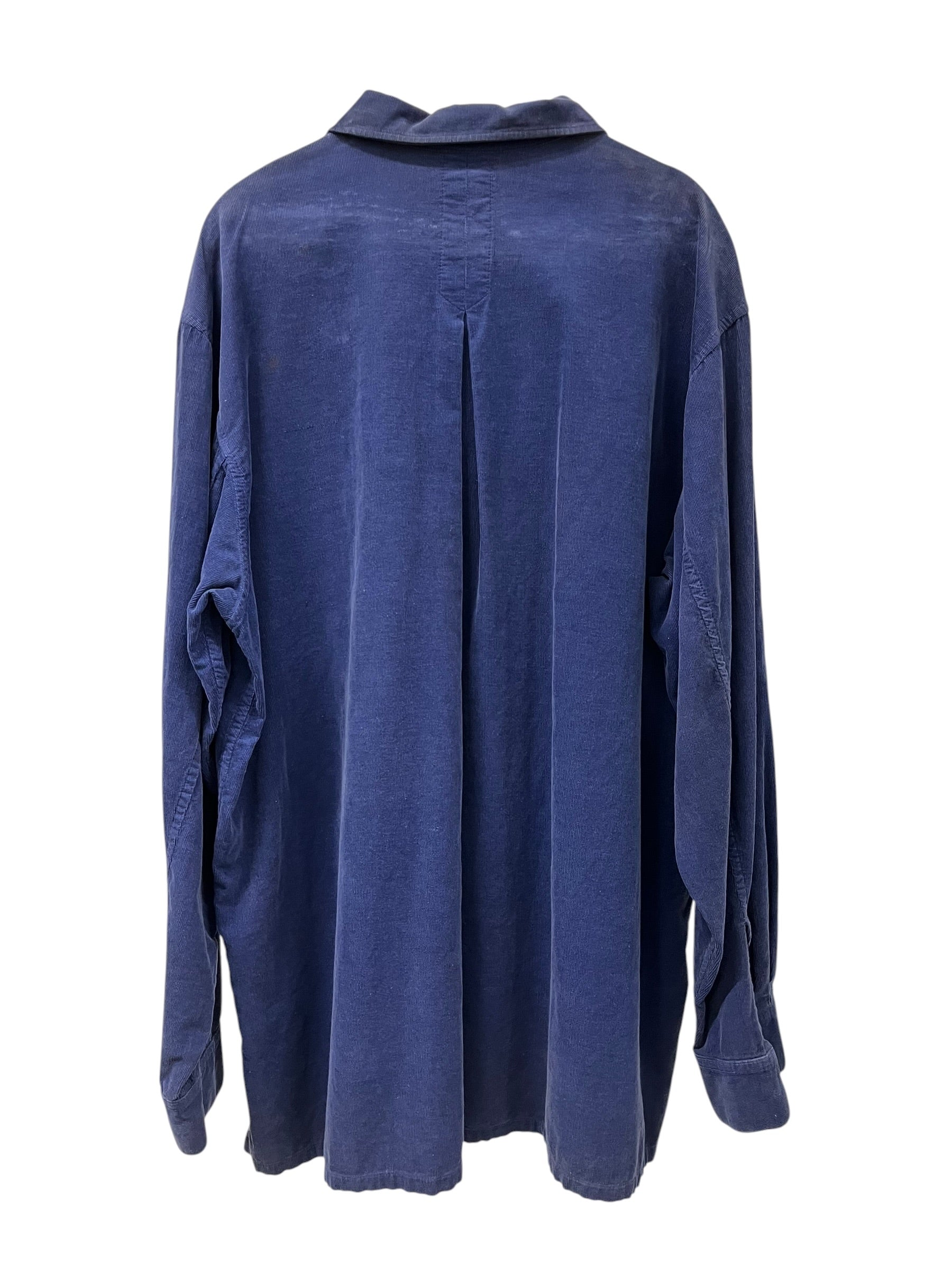 Y's/LS T-Shirt/L/Cotton/IDG/CORDUROY HALF ZIP view 2