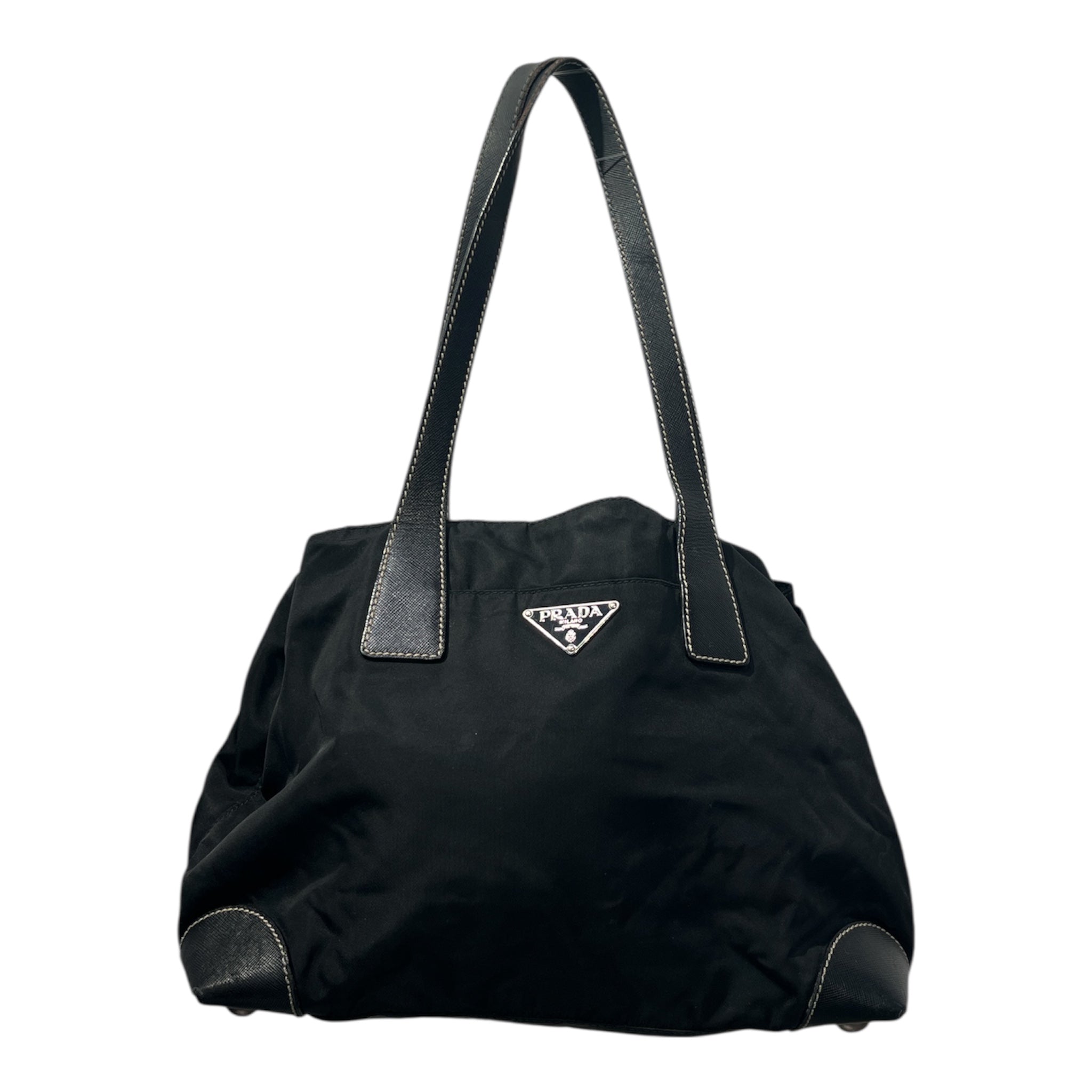 PRADA/Hand Bag/Nylon/BLK/TESSUTO view 1