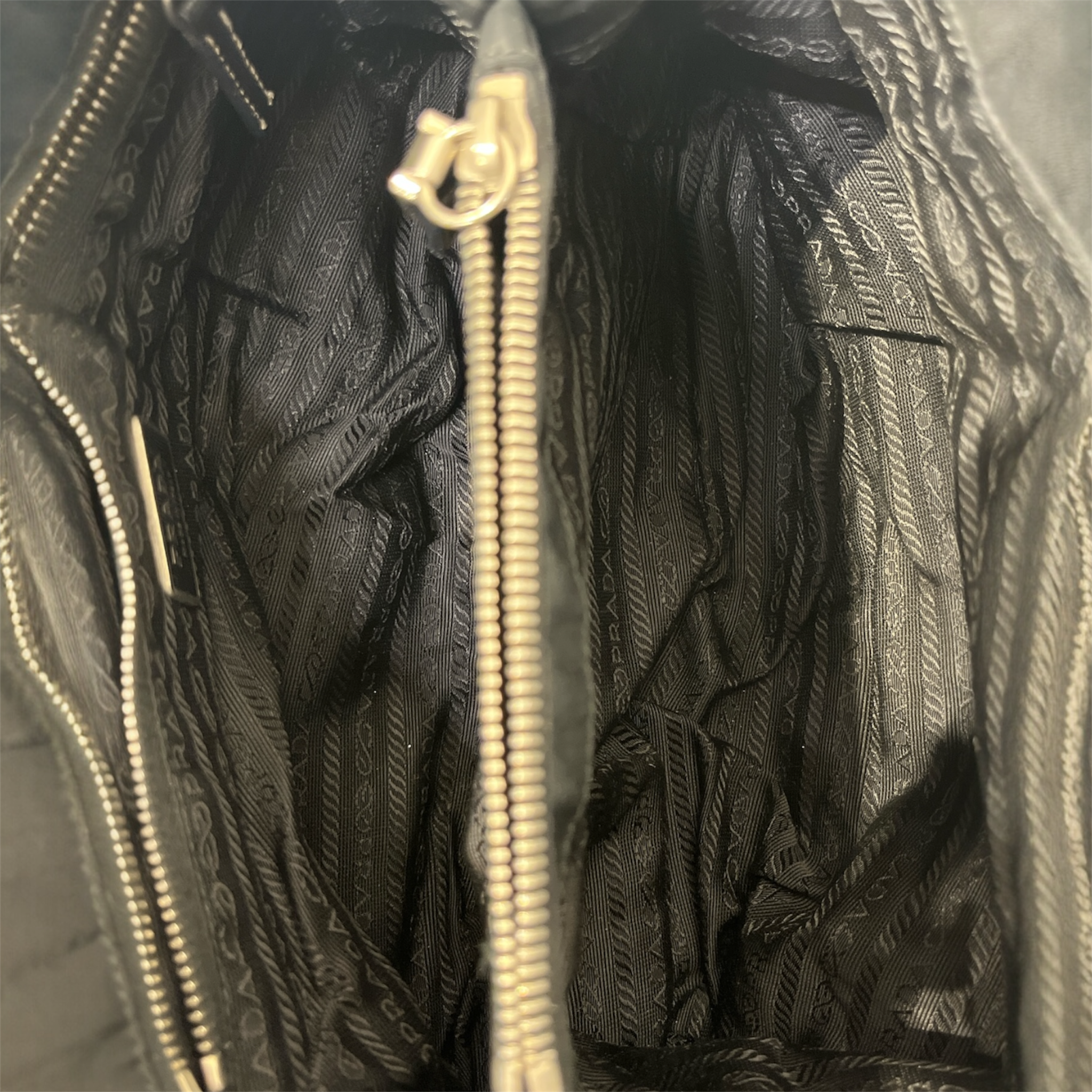 PRADA/Hand Bag/Nylon/BLK/TESSUTO view 3