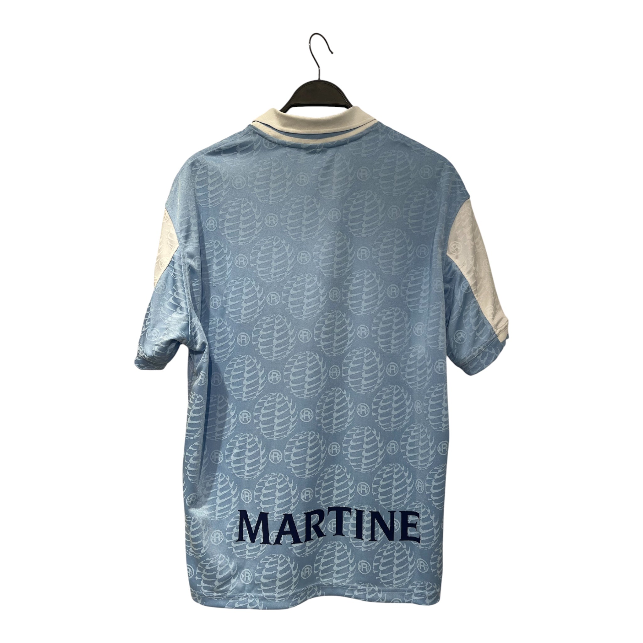 MARTINE ROSE/NIKE/T-Shirt/S/Polyester/BLU/All Over Print/56323 LIGHTBLUE COLLARD JERSEY view 2