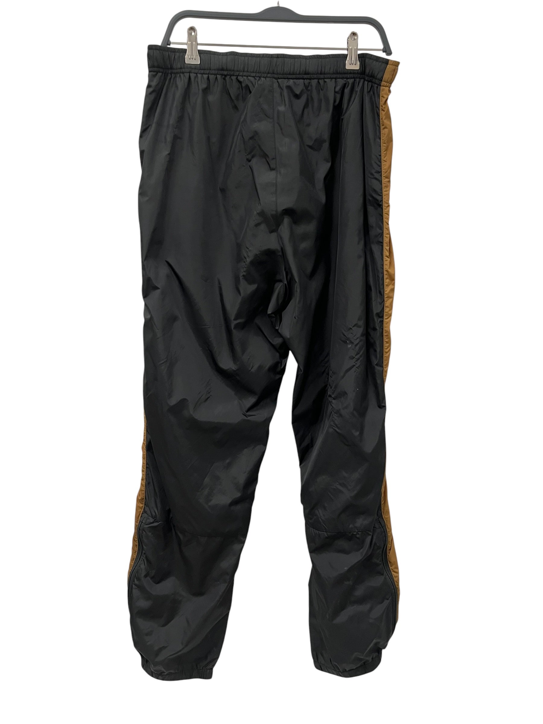 Acne Studios/Pants/L/Nylon/BLK/BROWN SIDE STRIPE view 2