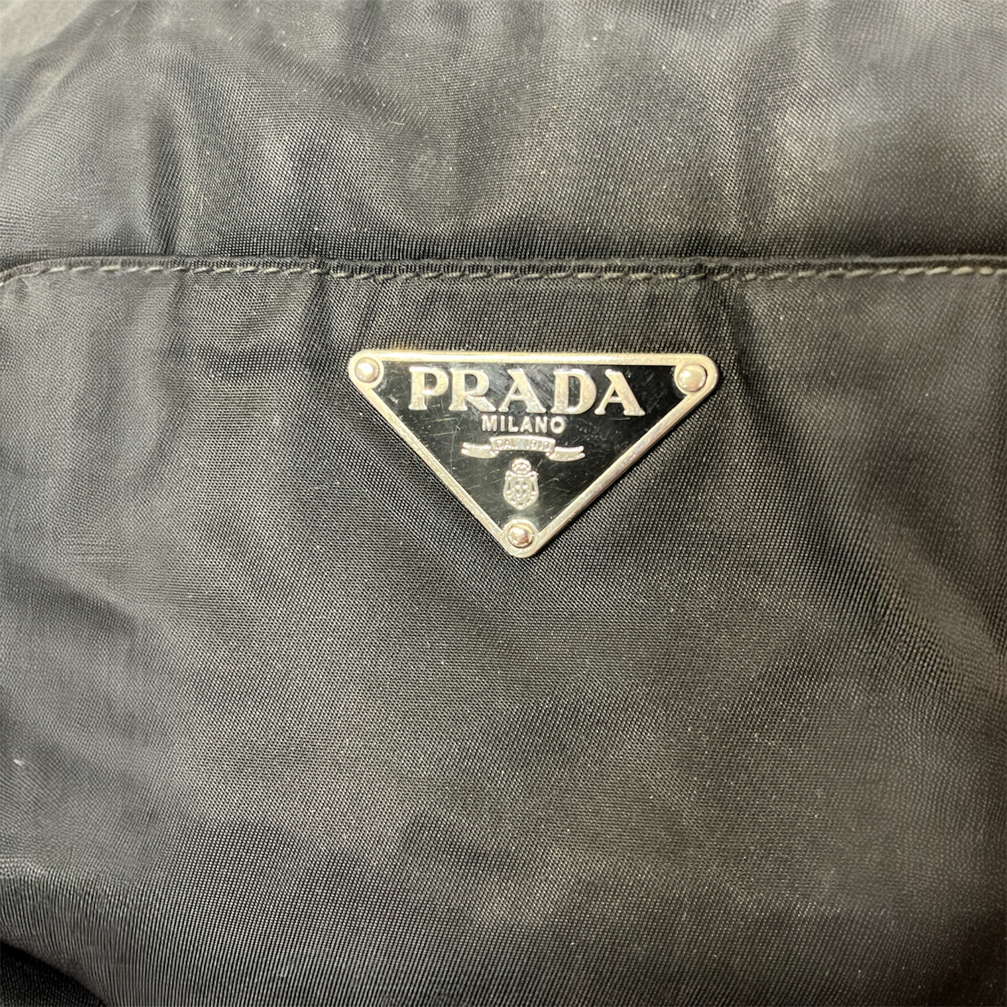 PRADA/Hand Bag/Nylon/BLK/TESSUTO view 6