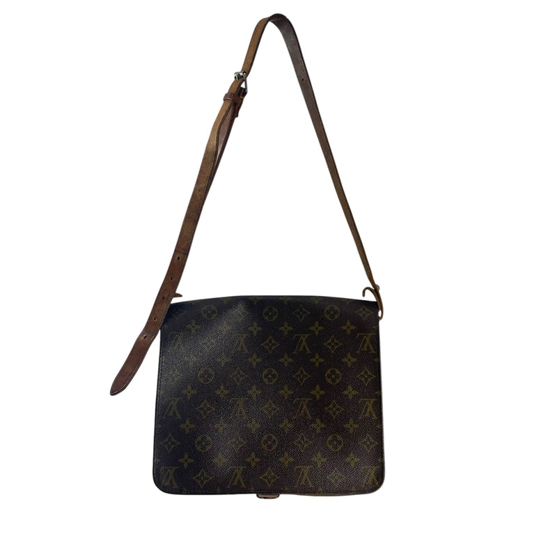 LOUIS VUITTON/Hand Bag/Monogram/Leather/BRW/LV CARTOUCHIERE MESSENGER BAG