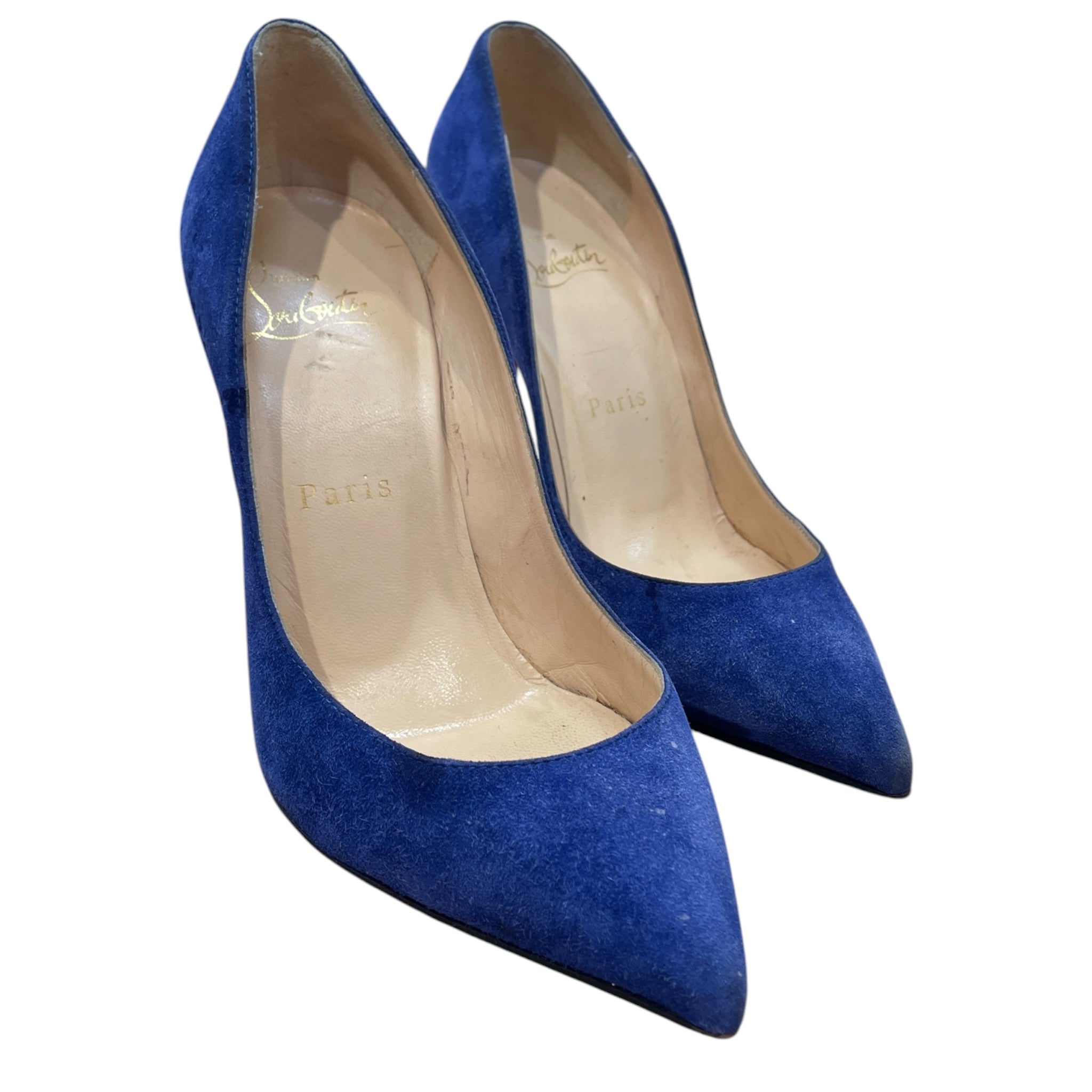 Christian Louboutin/Heels/EU 35/Suede/NVY/ view 1
