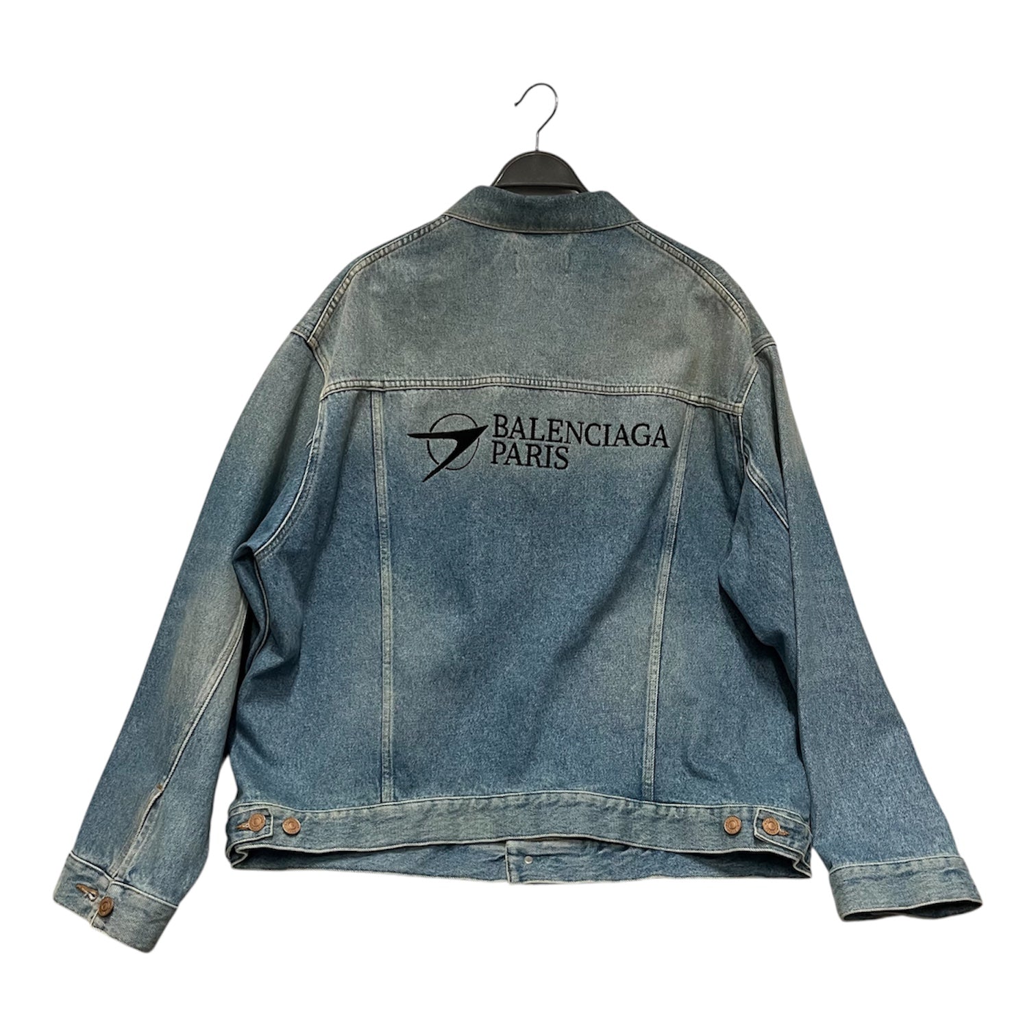 BALENCIAGA/Denim Jkt/S/Denim/BLU/paris view 2