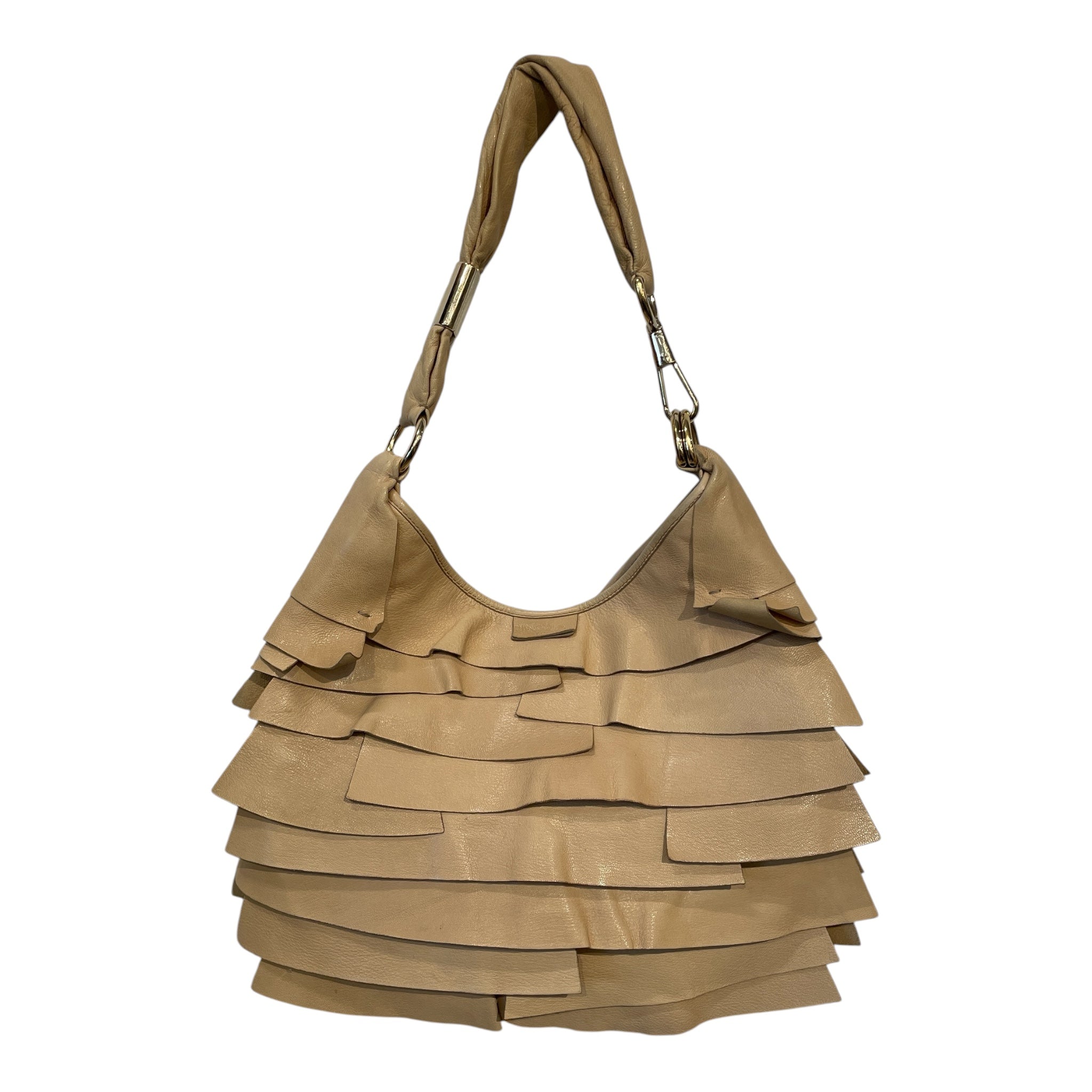 YVES SAINT LAURENT/Bag/Leather/BEG/ST. TROPEZ