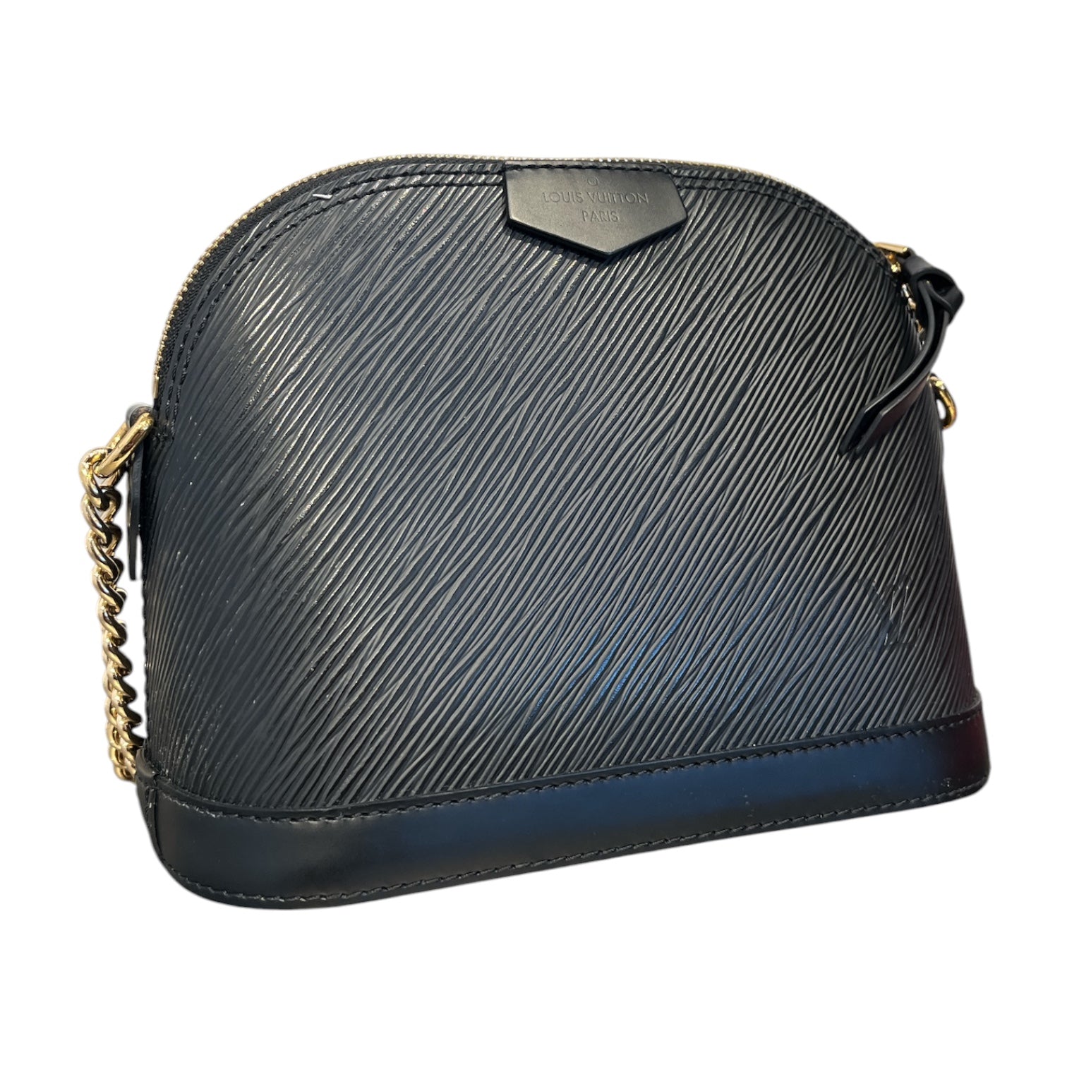 LOUIS VUITTON/Hand Bag/Leather/BLK/alma mini crossbody bag view 1