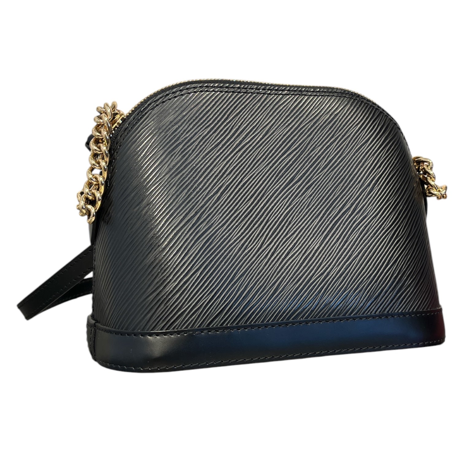 LOUIS VUITTON/Hand Bag/Leather/BLK/alma mini crossbody bag view 2
