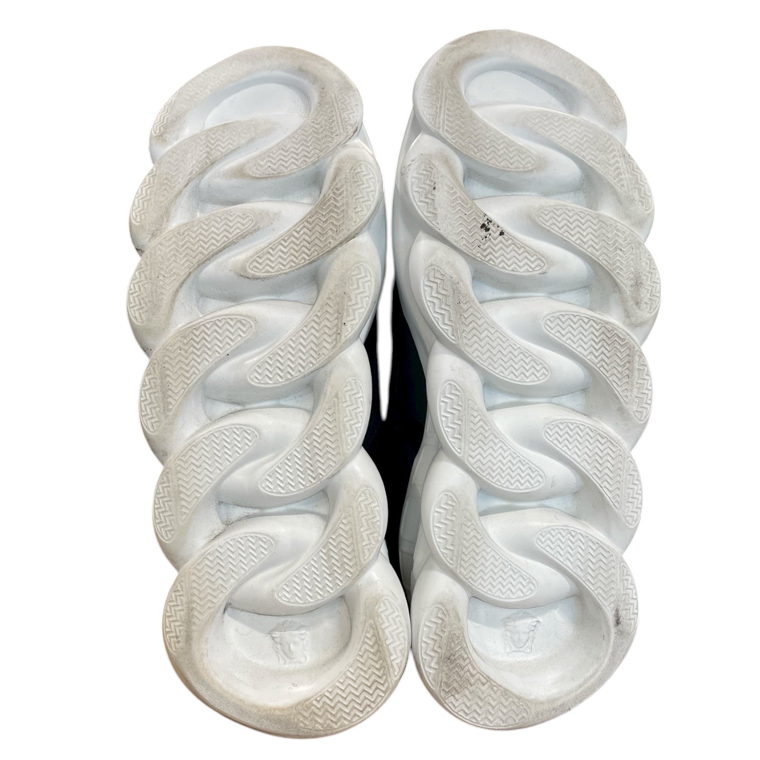 VERSACE/Low-Sneakers/US 8.5/Nylon/BLK/Chain Reaction Sneakers view 4