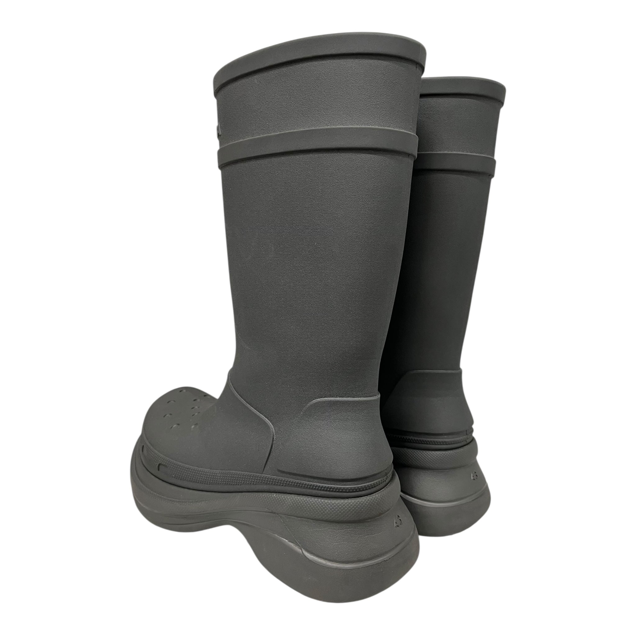 BALENCIAGA/crocs/Boots/EU 43/BLK/HIGH CROCS view 2