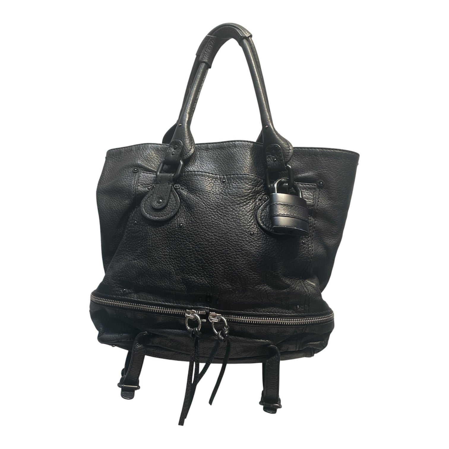 Chloe/Tote Bag/Leather/BLK/PADDINGTON LEATHER TOTE view 1