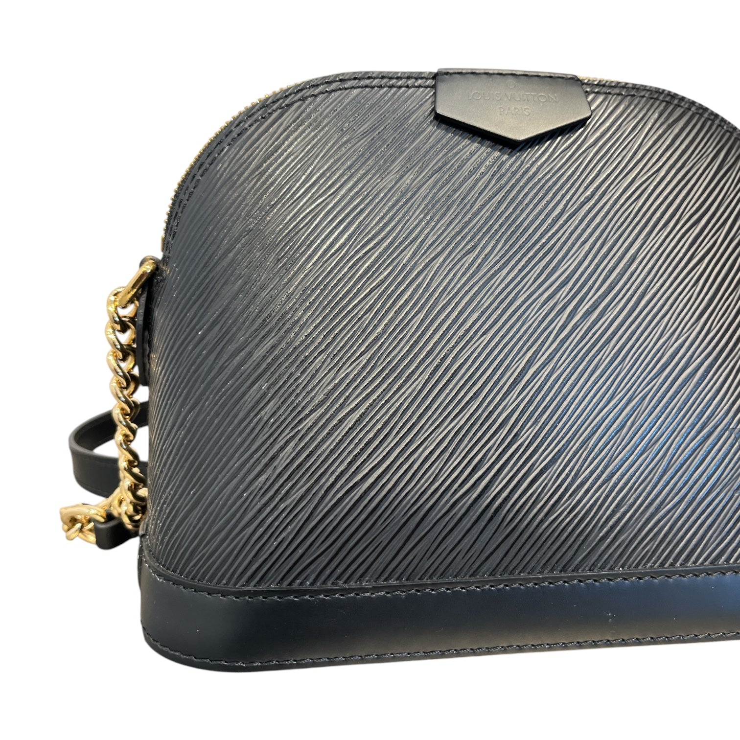 LOUIS VUITTON/Hand Bag/Leather/BLK/alma mini crossbody bag view 6