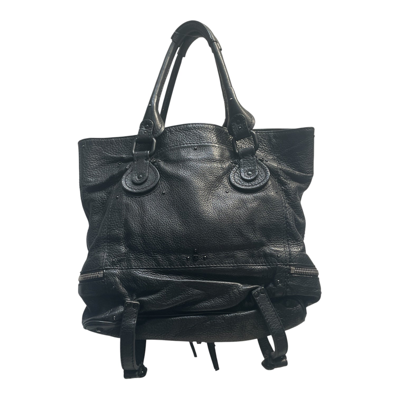 Chloe/Tote Bag/Leather/BLK/PADDINGTON LEATHER TOTE view 2