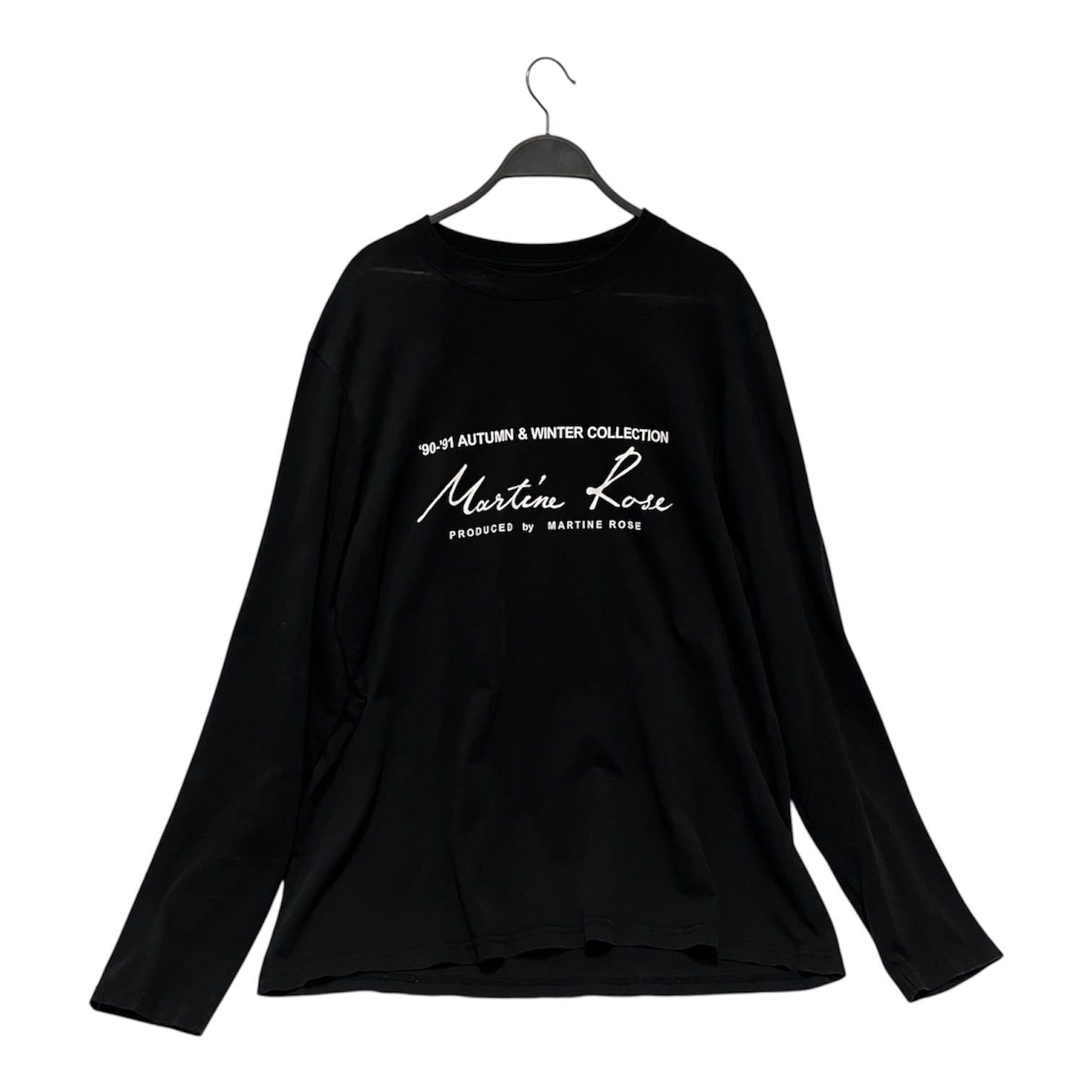 MARTINE ROSE/LS T-Shirt/XL/Cotton/BLK/martine rose view 1