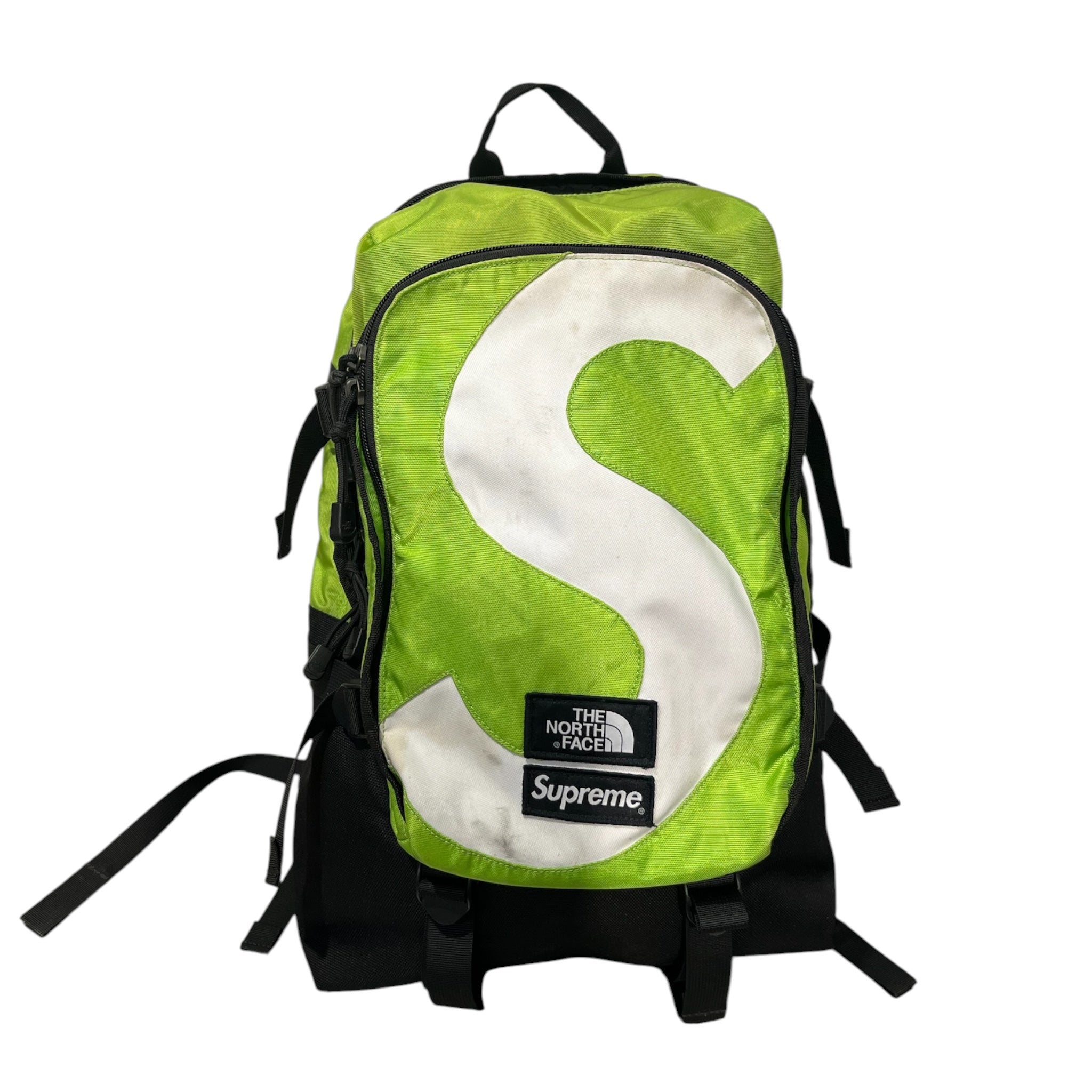 Supreme/Backpack/Stripe/Cotton/GRN/NORTHFACEXSUPREME view 1