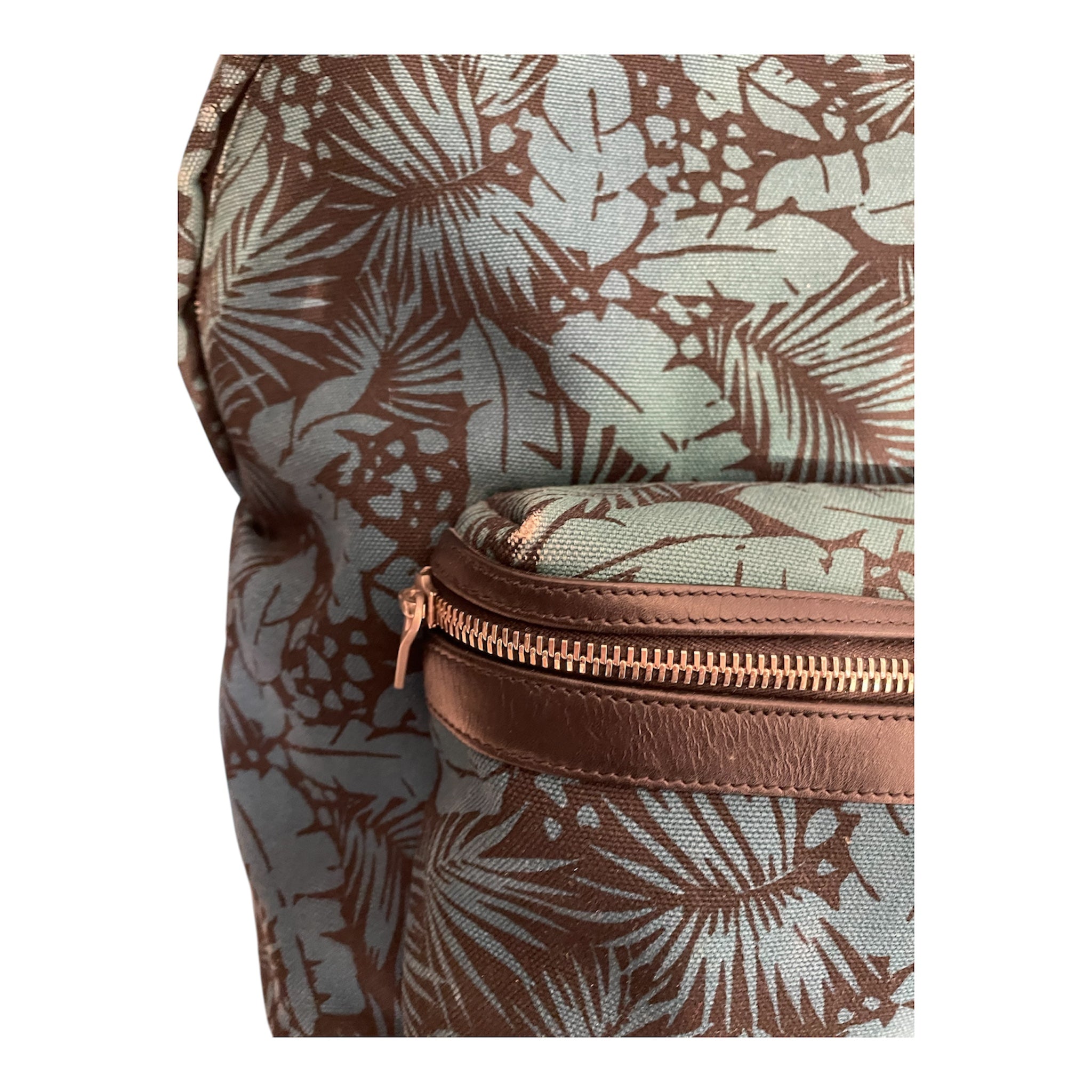 SAINT LAURENT/Backpack/Floral Pattern/Cotton/GRN/FLORAL BACKPACK view 8