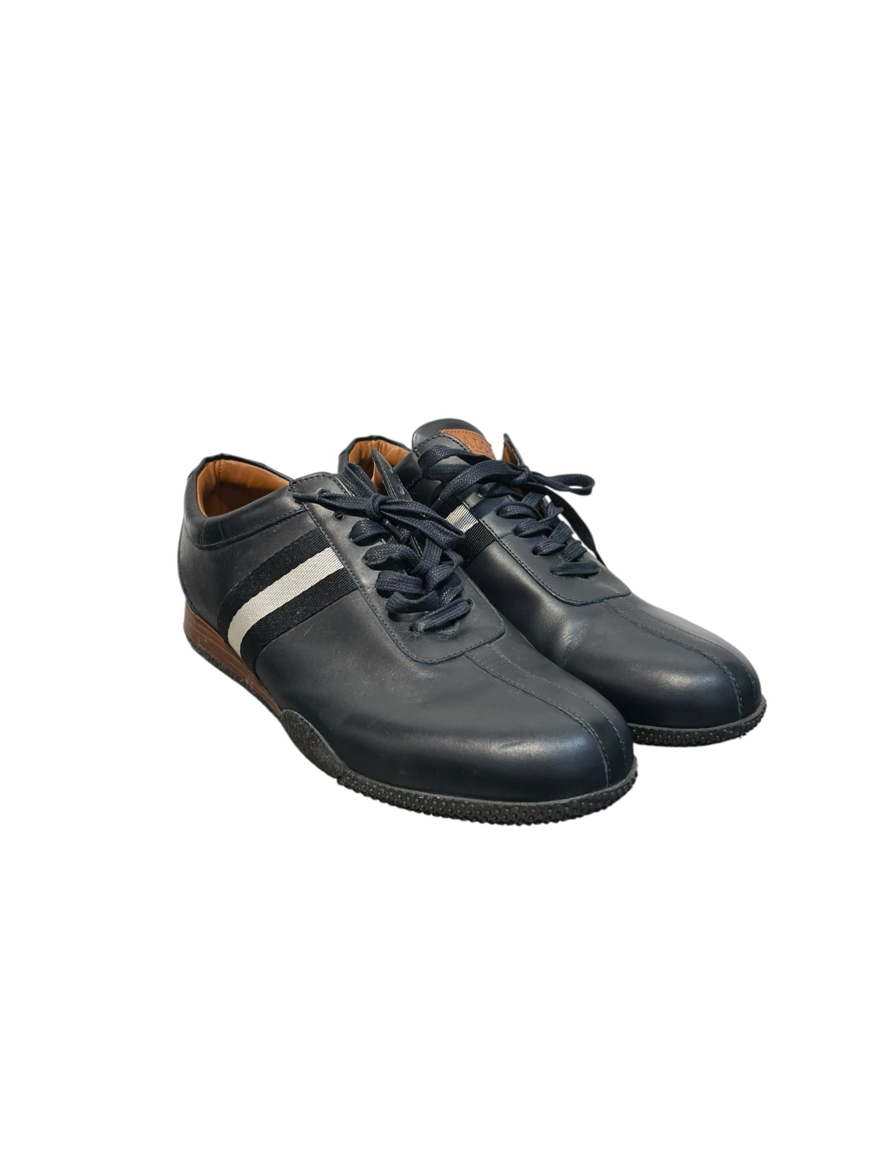 BALLY/Low-Sneakers/US 11/Leather/NVY/ view 1
