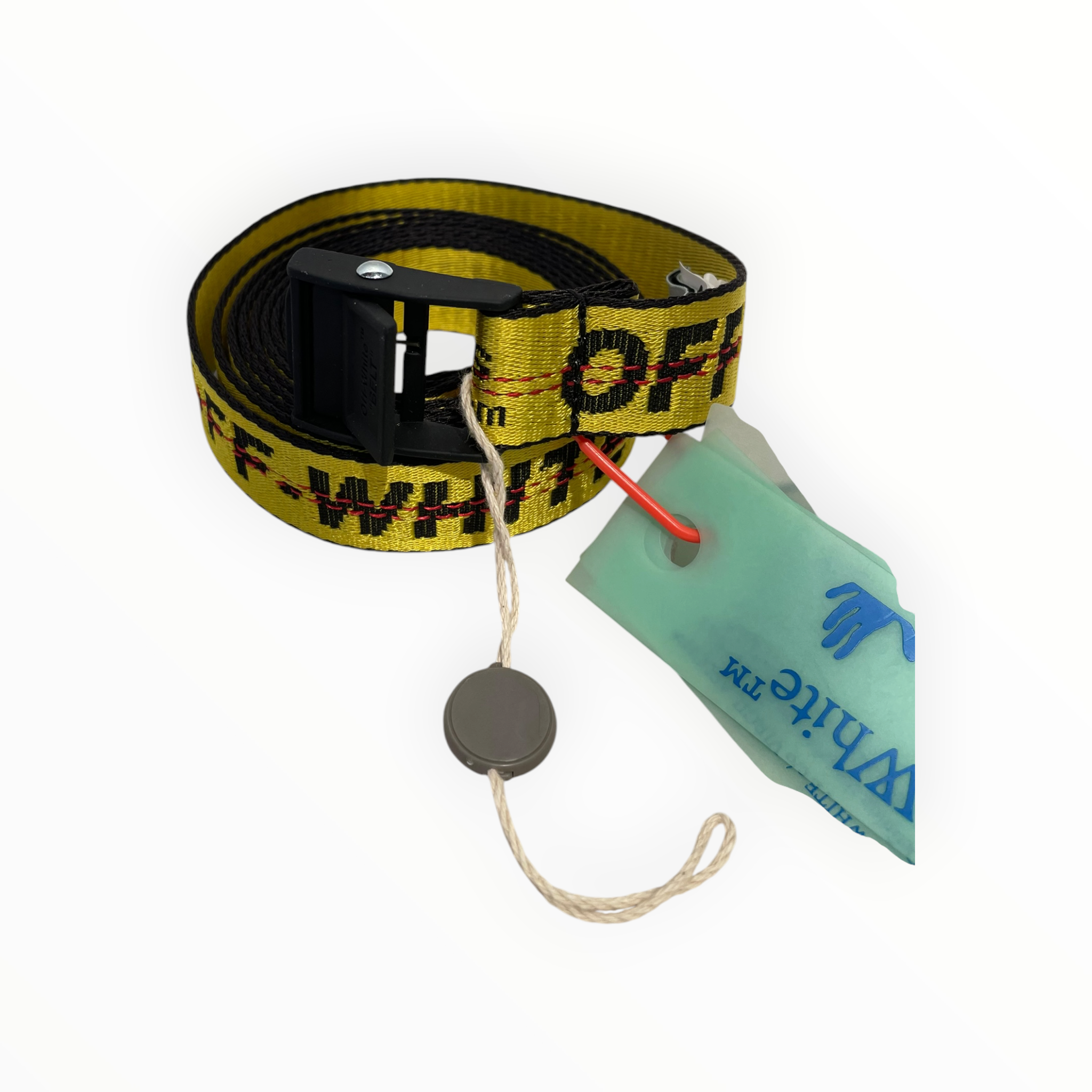 OFF-WHITE/Belt/Polyester/YEL/M's/SKINNY INDUSTIAL BELTS view 1