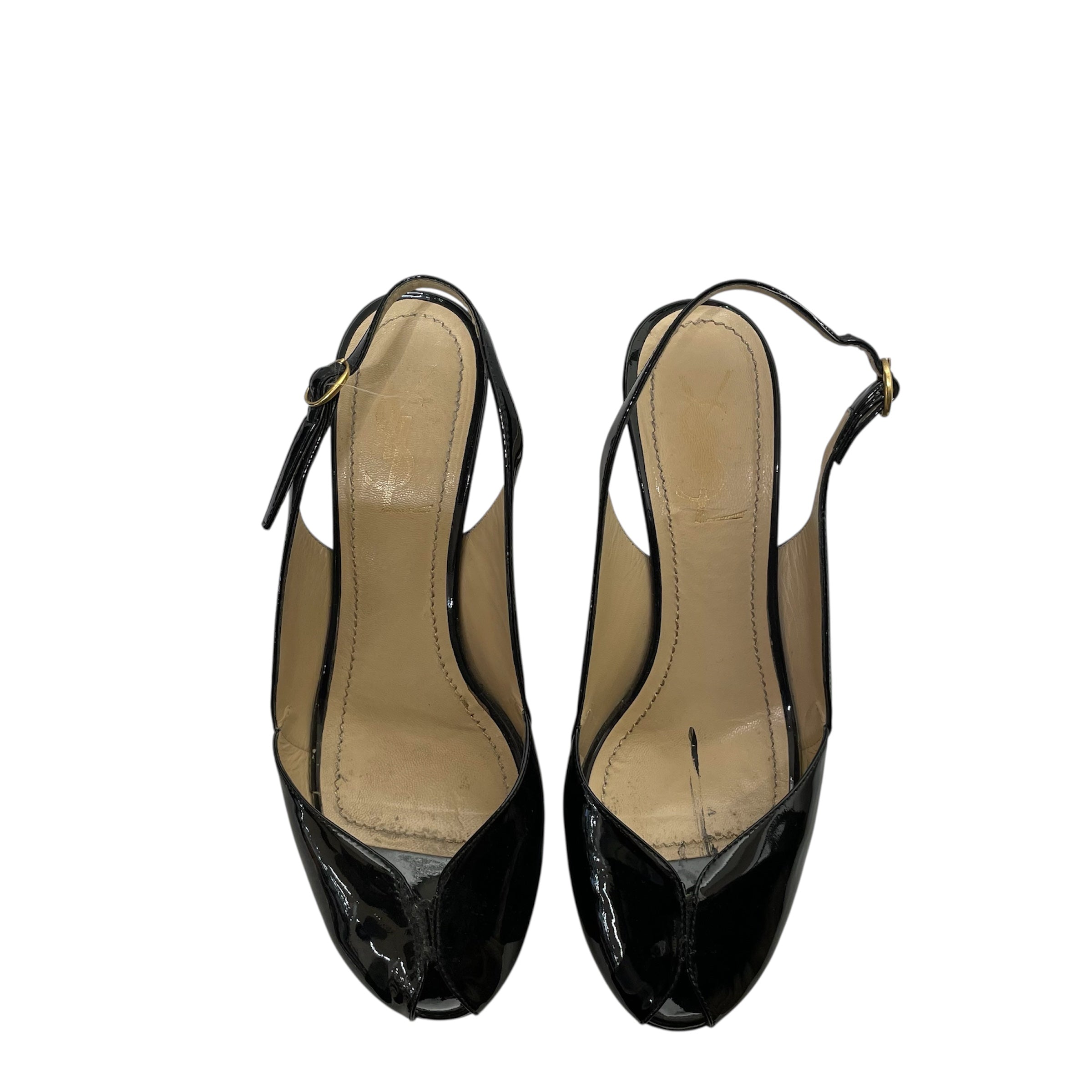 YVES SAINT LAURENT/Heels/EU 38.5/BLK/TRIBUTE view 5