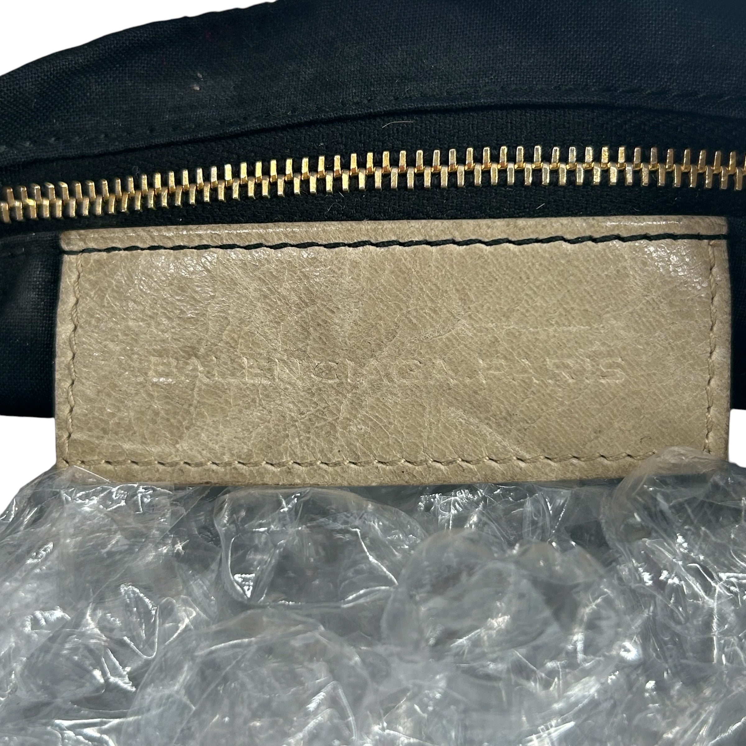 BALENCIAGA/Cross Body Bag/Leather/CRM/CITY BAG GOLD HARDWARE view 5