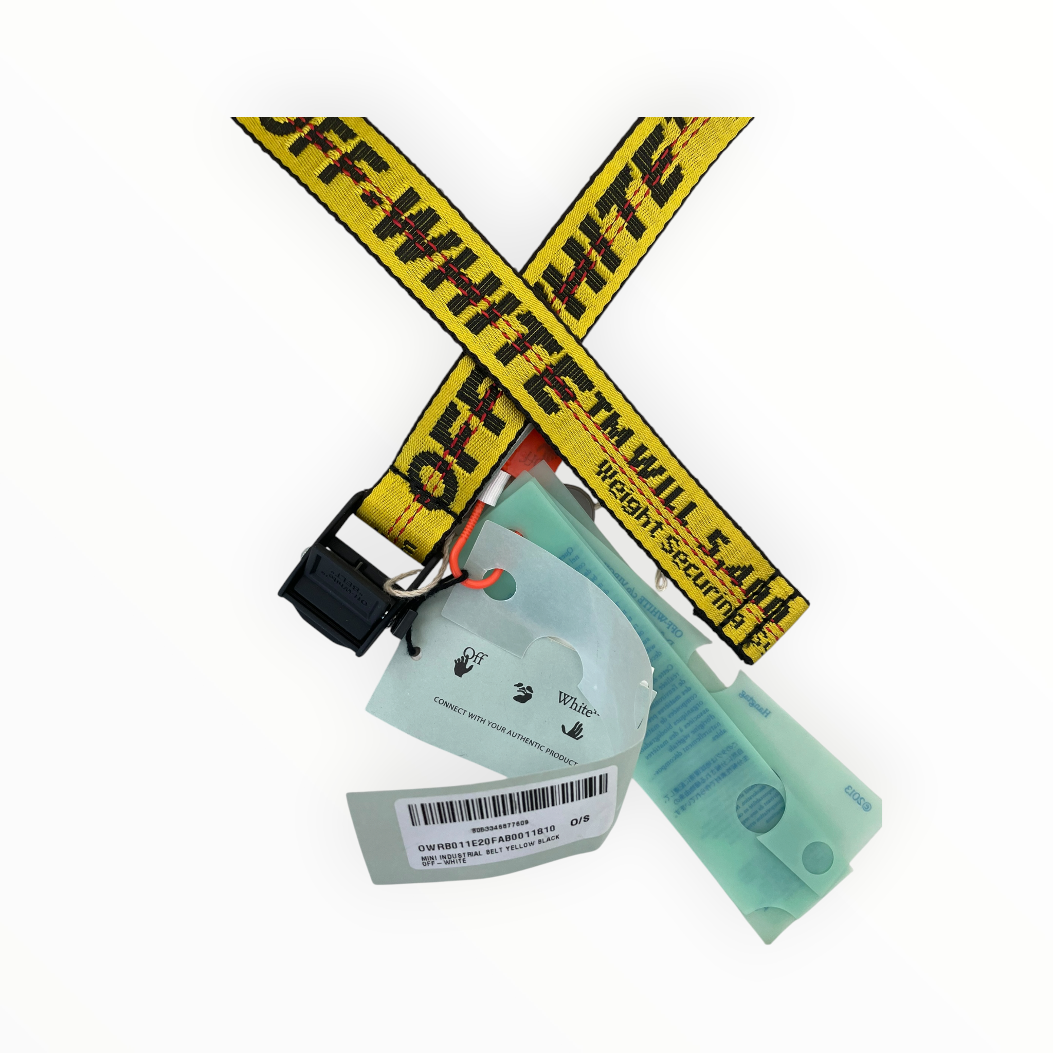 OFF-WHITE/Belt/Polyester/YEL/M's/SKINNY INDUSTIAL BELTS view 2