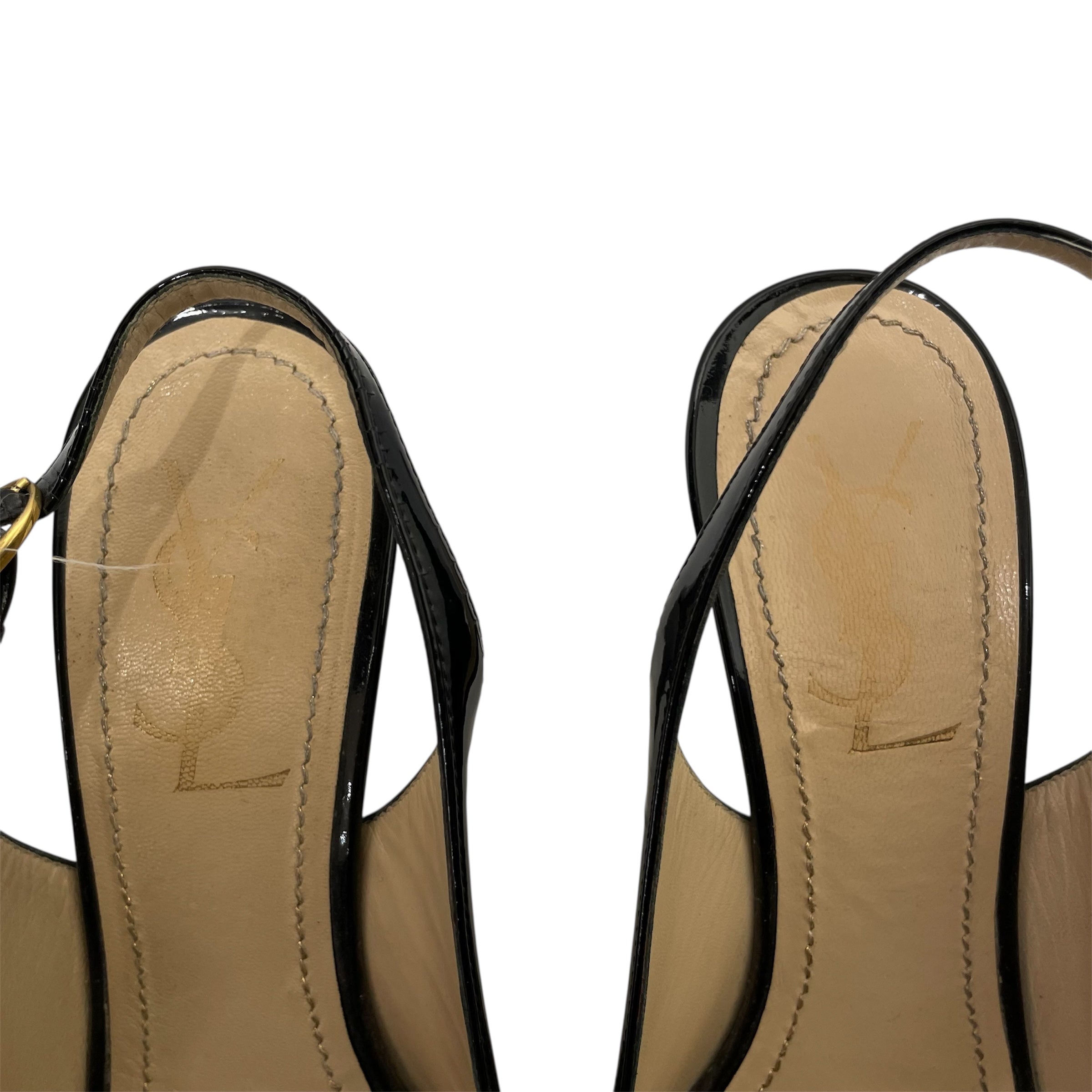 YVES SAINT LAURENT/Heels/EU 38.5/BLK/TRIBUTE view 6
