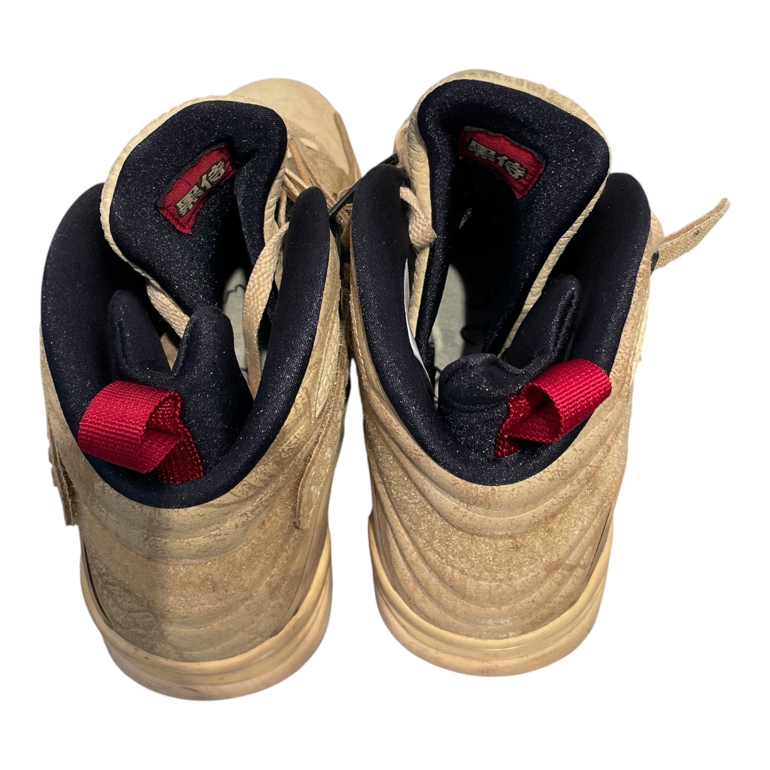NIKE/Hi-Sneakers/US 9/Suede/BEG/rui hachimura 8 view 3