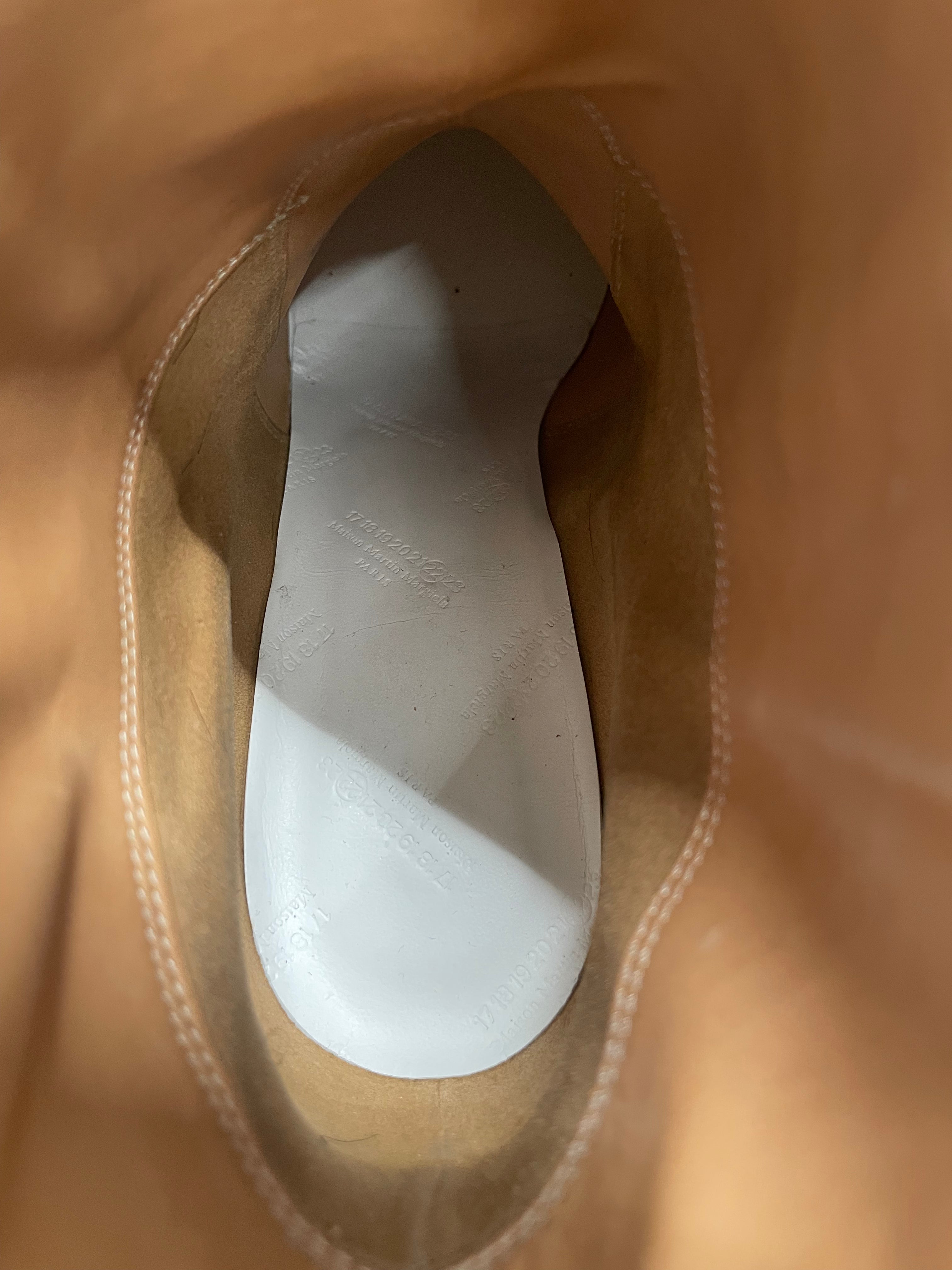 Maison Margiela/Heels/US 9/Leather/BLK/WEDGE HEEL W/ CUTOUT view 3