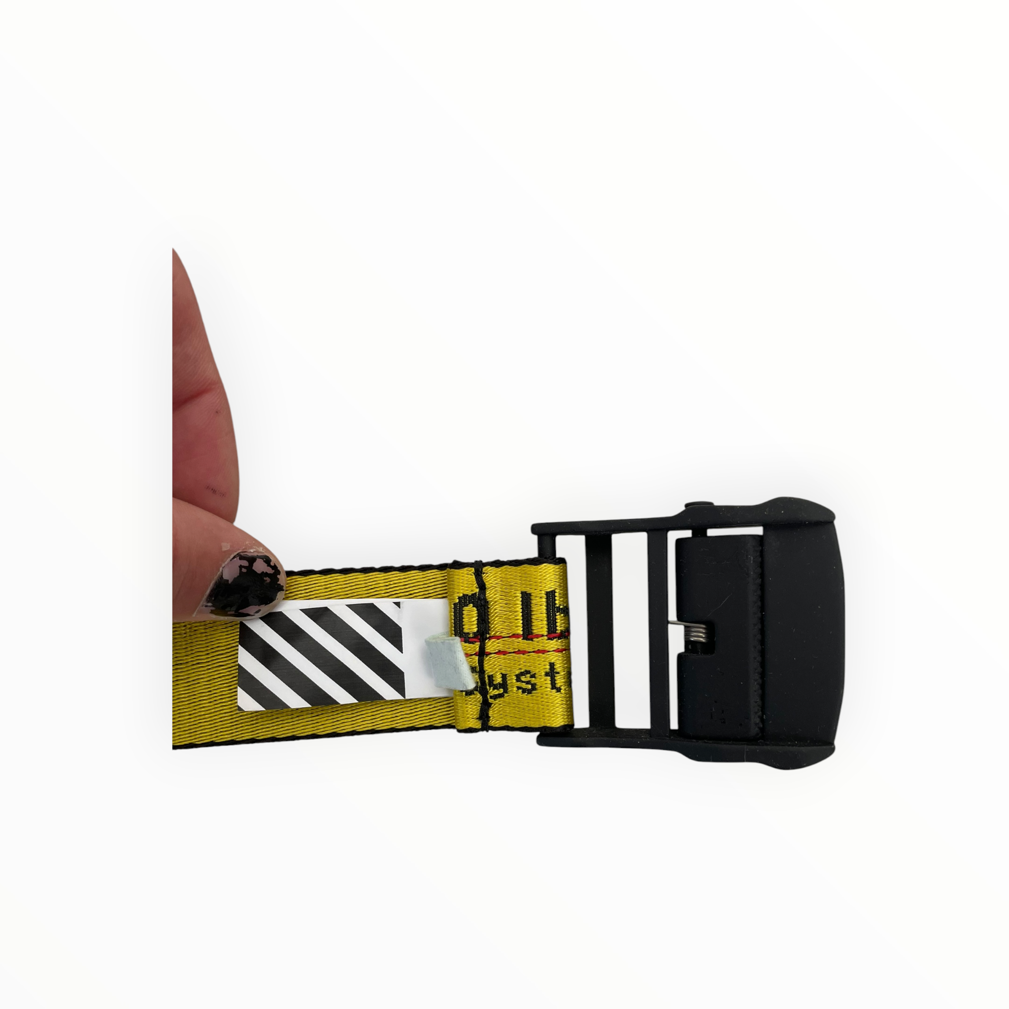 OFF-WHITE/Belt/Polyester/YEL/M's/INDUSTRAIL BELT view 3