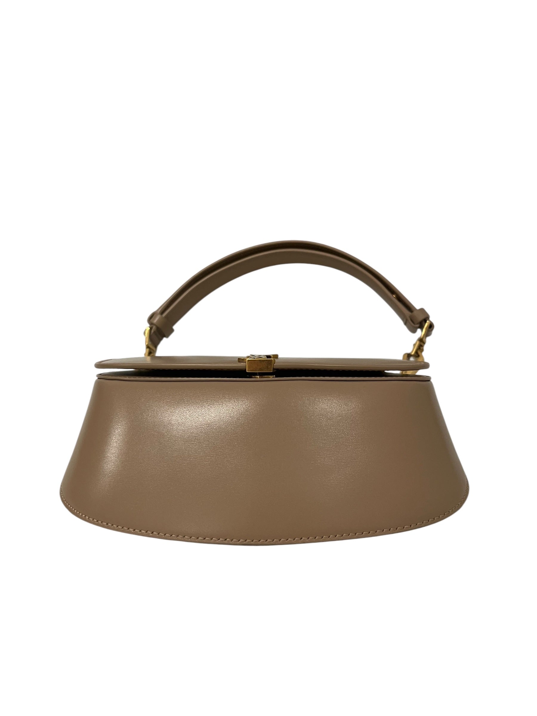 SAINT LAURENT/Hand Bag/Leather/BEG/VOLTAIRE LEATHER HADBAG view 3