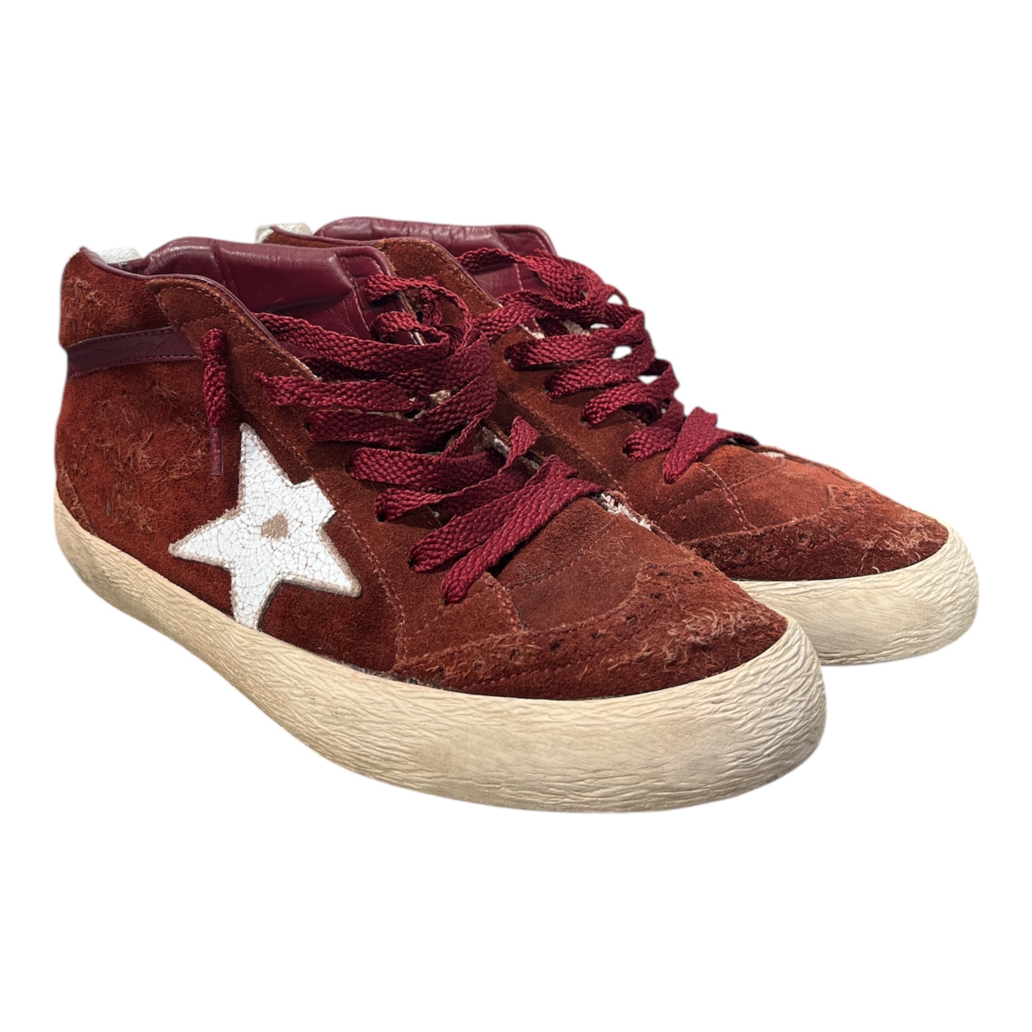 GOLDEN GOOSE/Hi-Sneakers/EU 37/Suede/BRD/WHITE STAR ON SIDES view 1