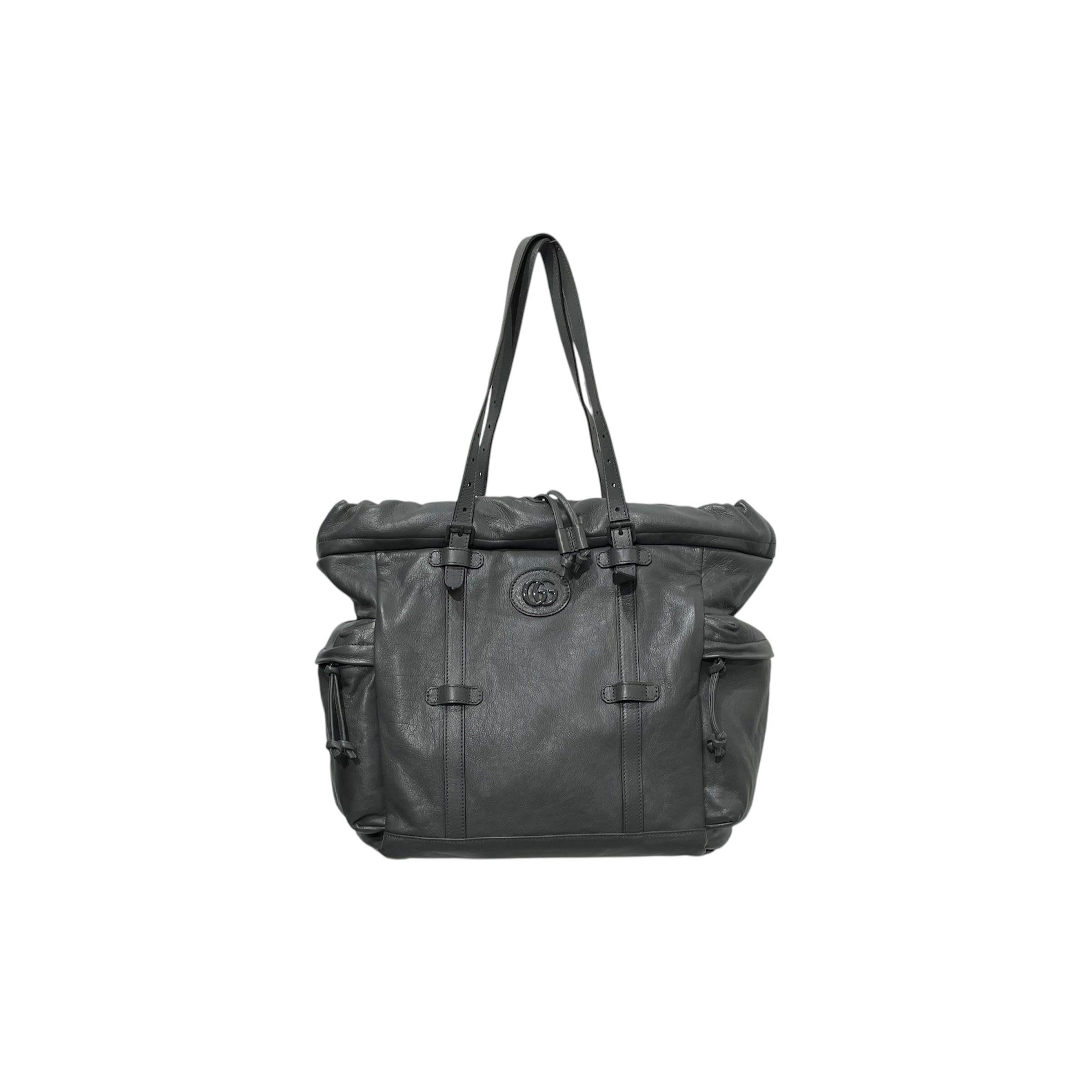 GUCCI/Tote Bag/Leather/GRY/PIUMA LUX view 1