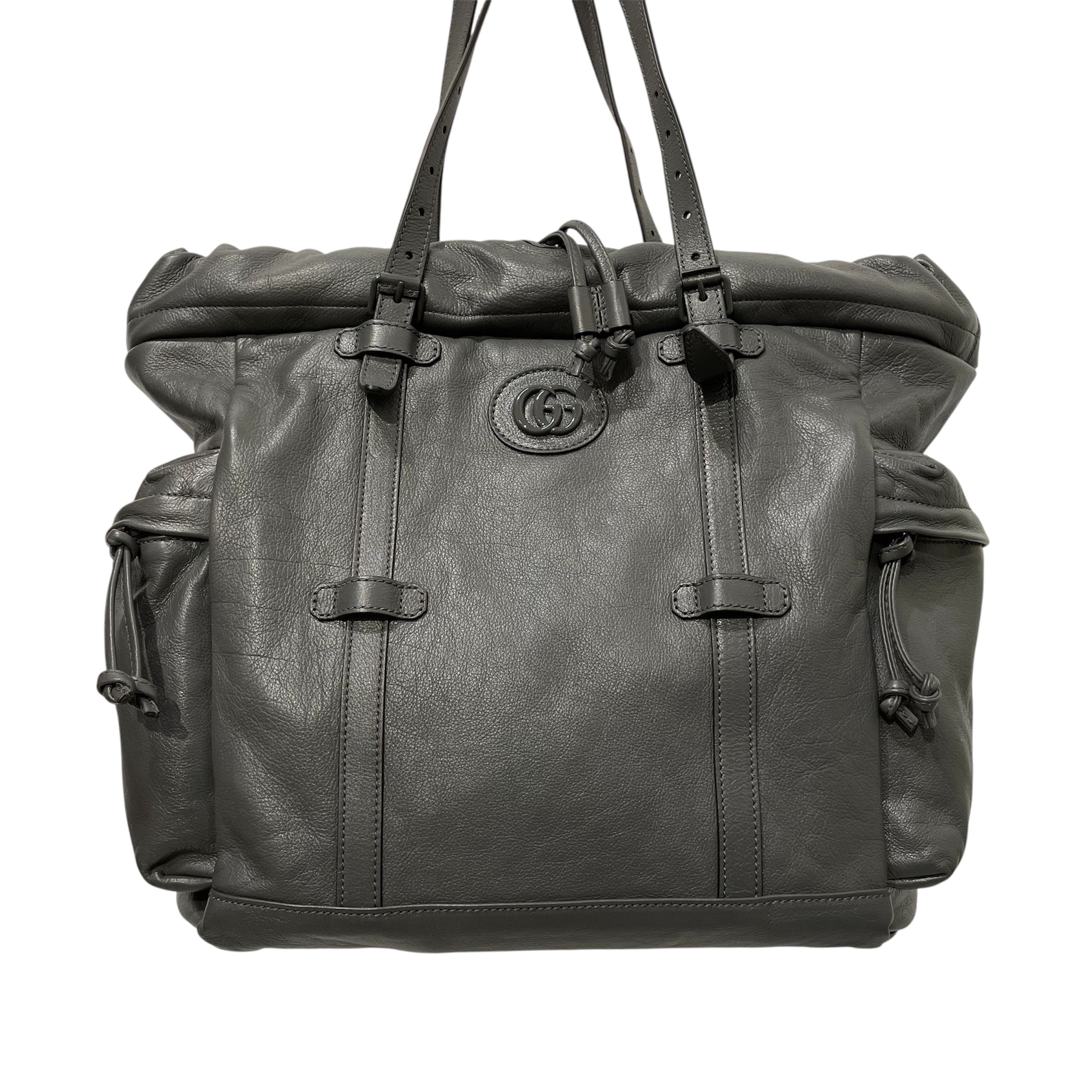GUCCI/Tote Bag/Leather/GRY/PIUMA LUX view 3