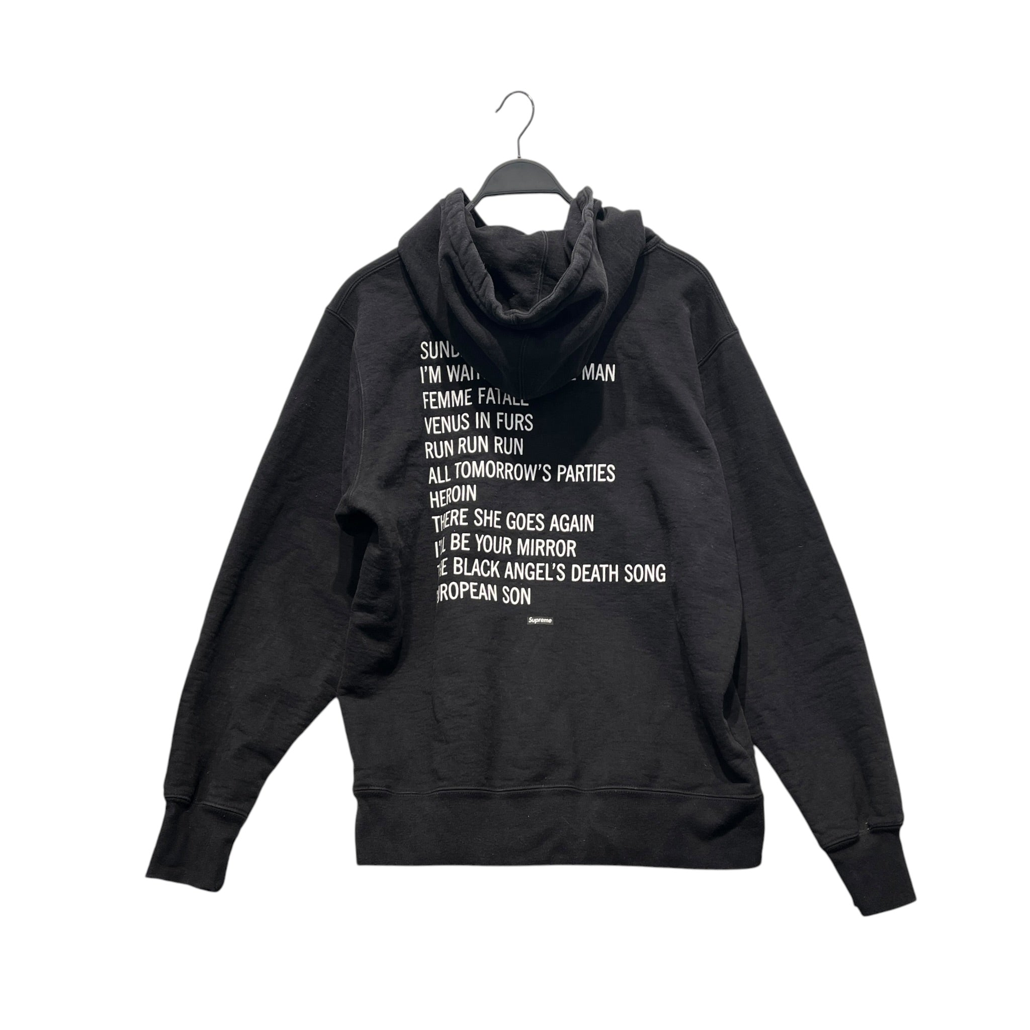 Supreme/Hoodie/L/Cotton/BLK/VELVET UNDERGROUND view 2
