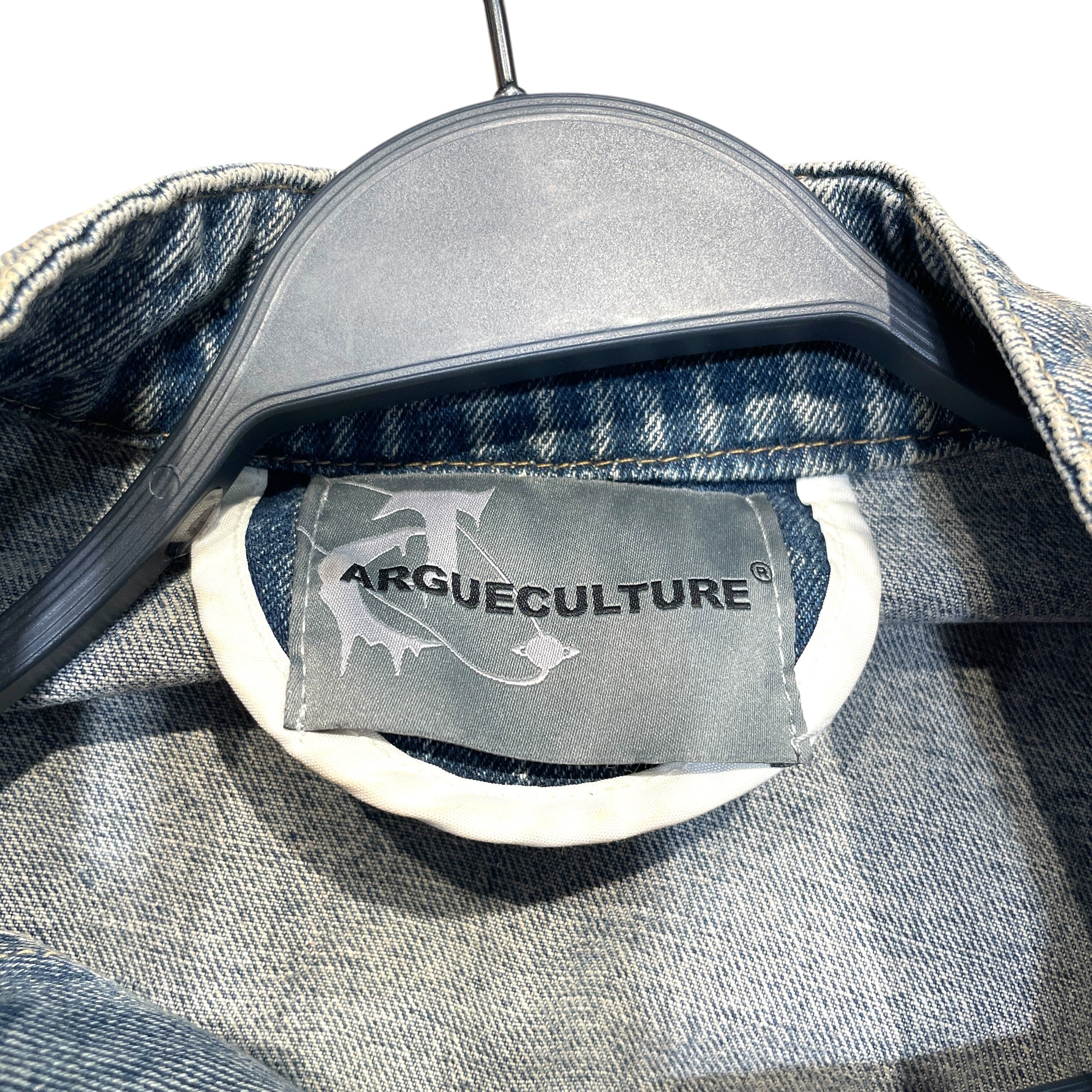 ArguE CulturE/Denim Jkt/17/Denim/BLU/Destroyed Old Wash Jacket view 1