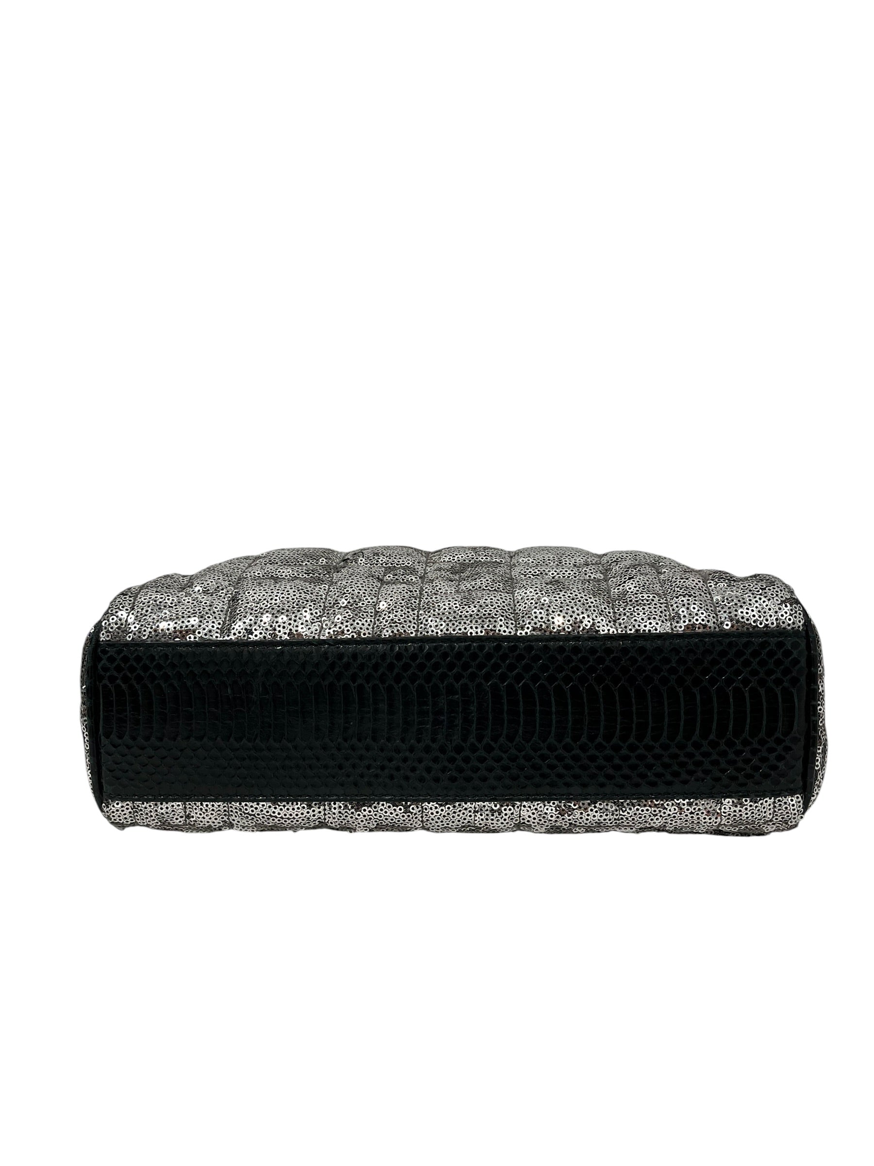 DOLCE&GABBANA/Hand Bag/Glitter/SLV/SEQUIN MISS CHARLES view 3