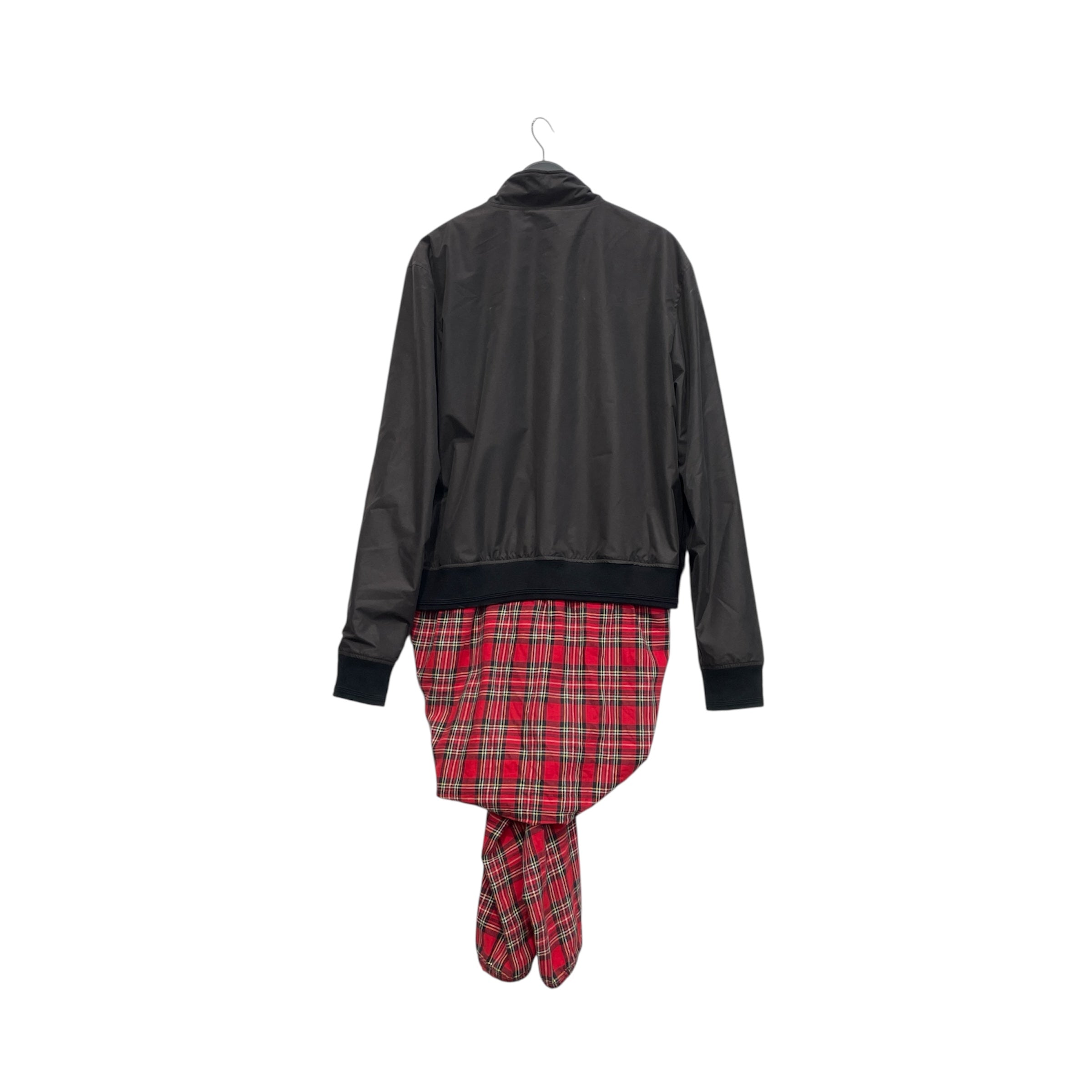 Y/PROJECT/Baseball Jkt/XL/Polyester/BLK/FLANNEL/BOMBER COMBO view 2