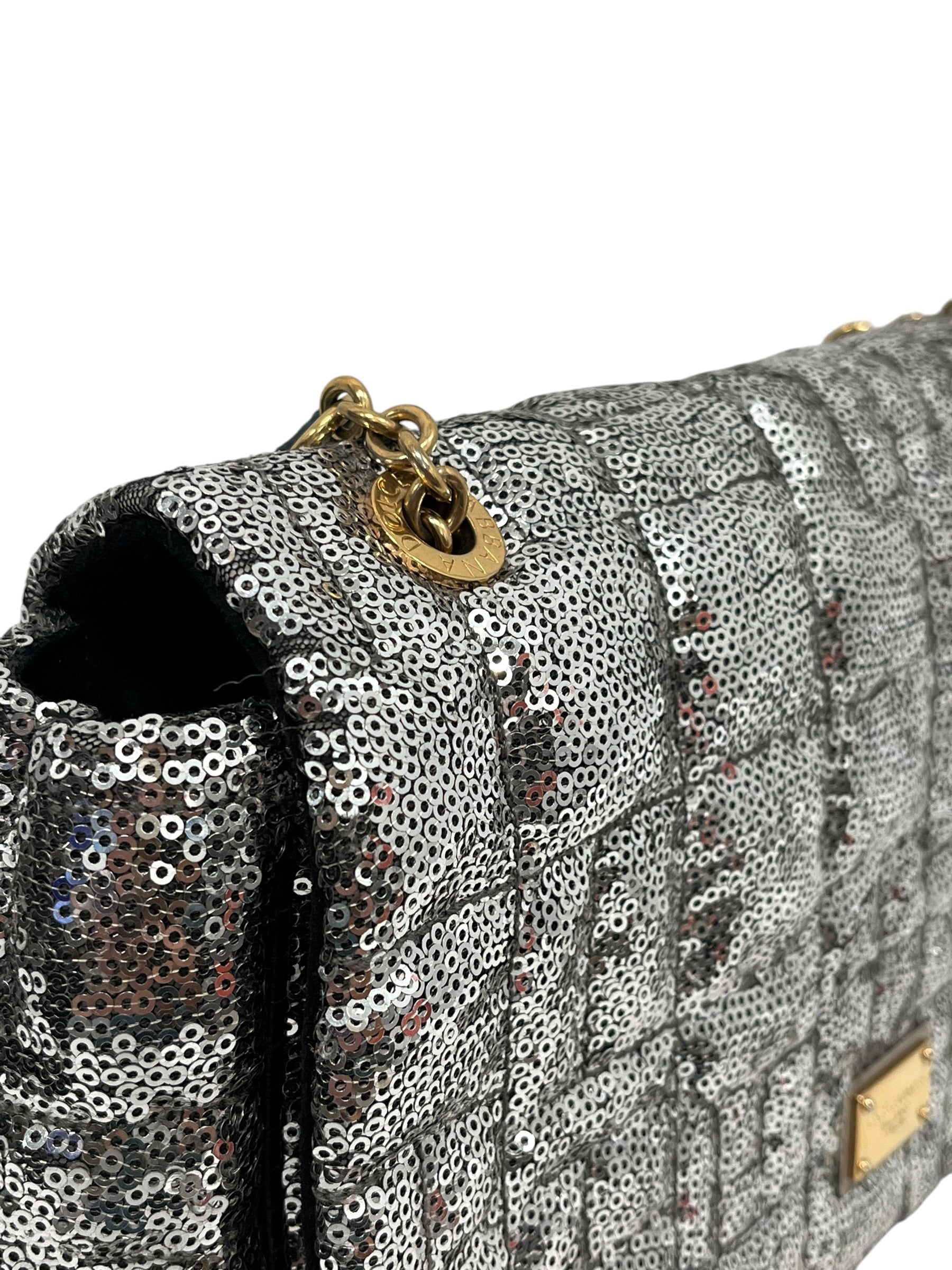 DOLCE&GABBANA/Hand Bag/Glitter/SLV/SEQUIN MISS CHARLES view 6