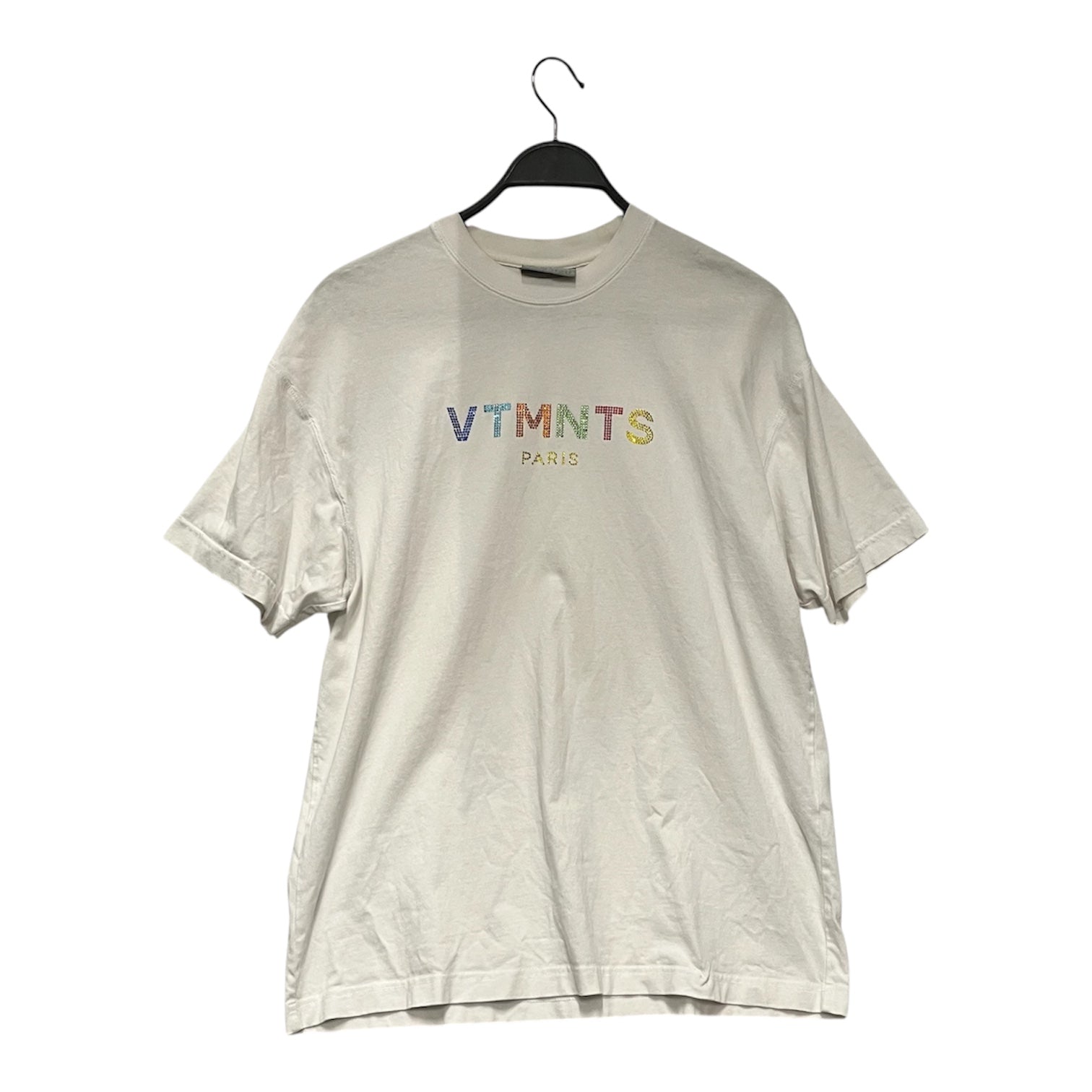 VTMNTS/T-Shirt/XS/Cotton/WHT/jewels view 1