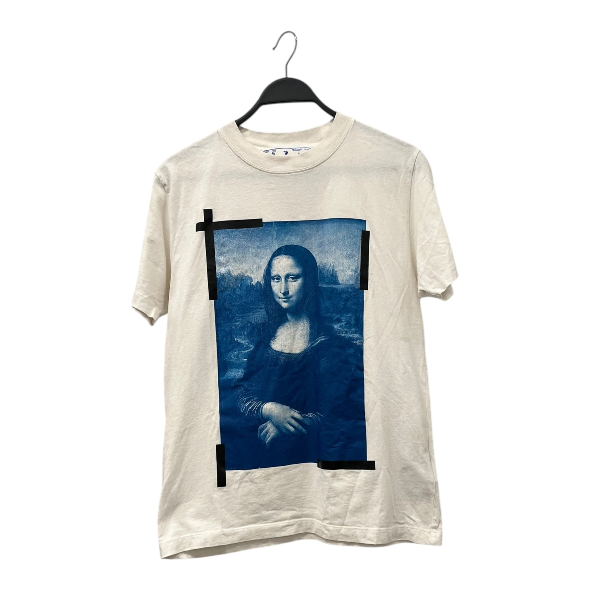 OFF-WHITE/T-Shirt/S/Cotton/WHT/MONA LISA view 1