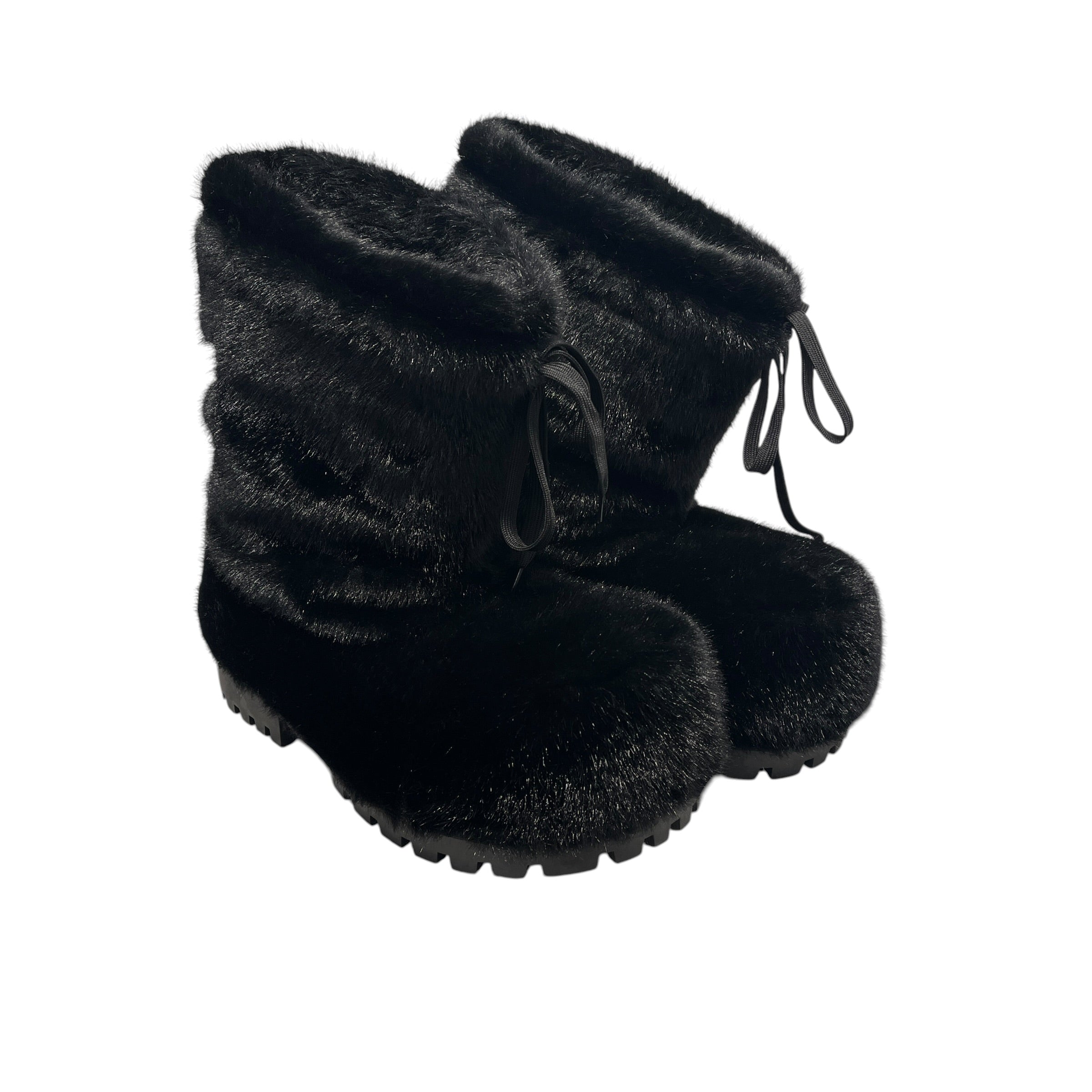 BALENCIAGA/Boots/US 11/Cotton/BLK/FUR ALASKA BOOTS view 1