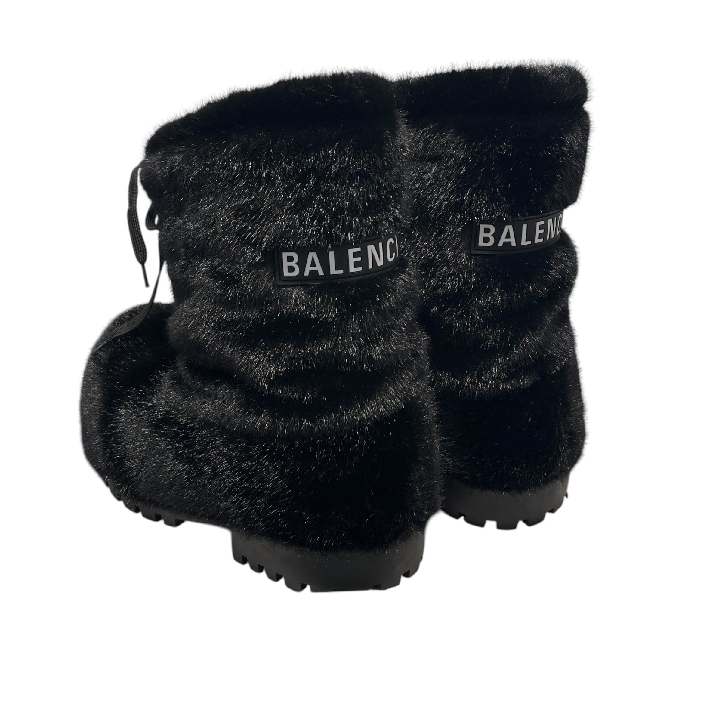 BALENCIAGA/Boots/US 11/Cotton/BLK/FUR ALASKA BOOTS view 2