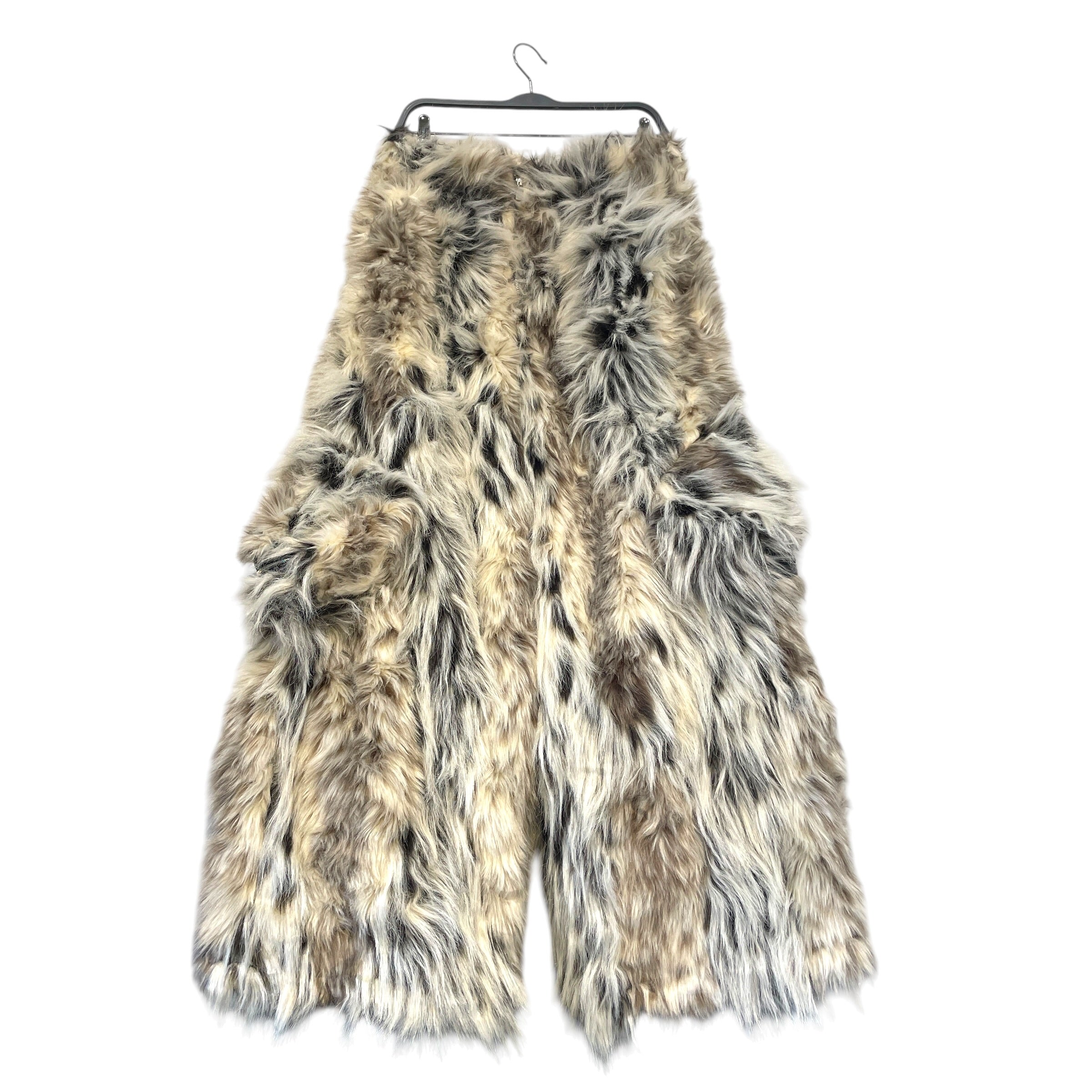 START EXCEED END/Pants/XL/Fake Fur/CRM/Wide Leg Cargo Faux Fur Pant view 2