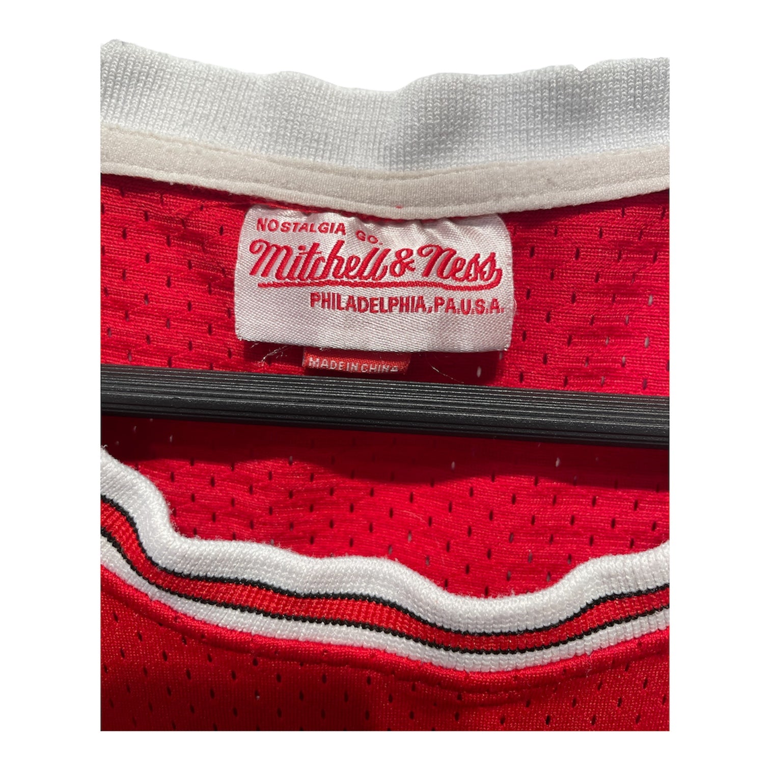 mitchell&ness/Vintage/Tank Top/L/Polyester/RED/Graphic/Jordan Bulls 23 view 3