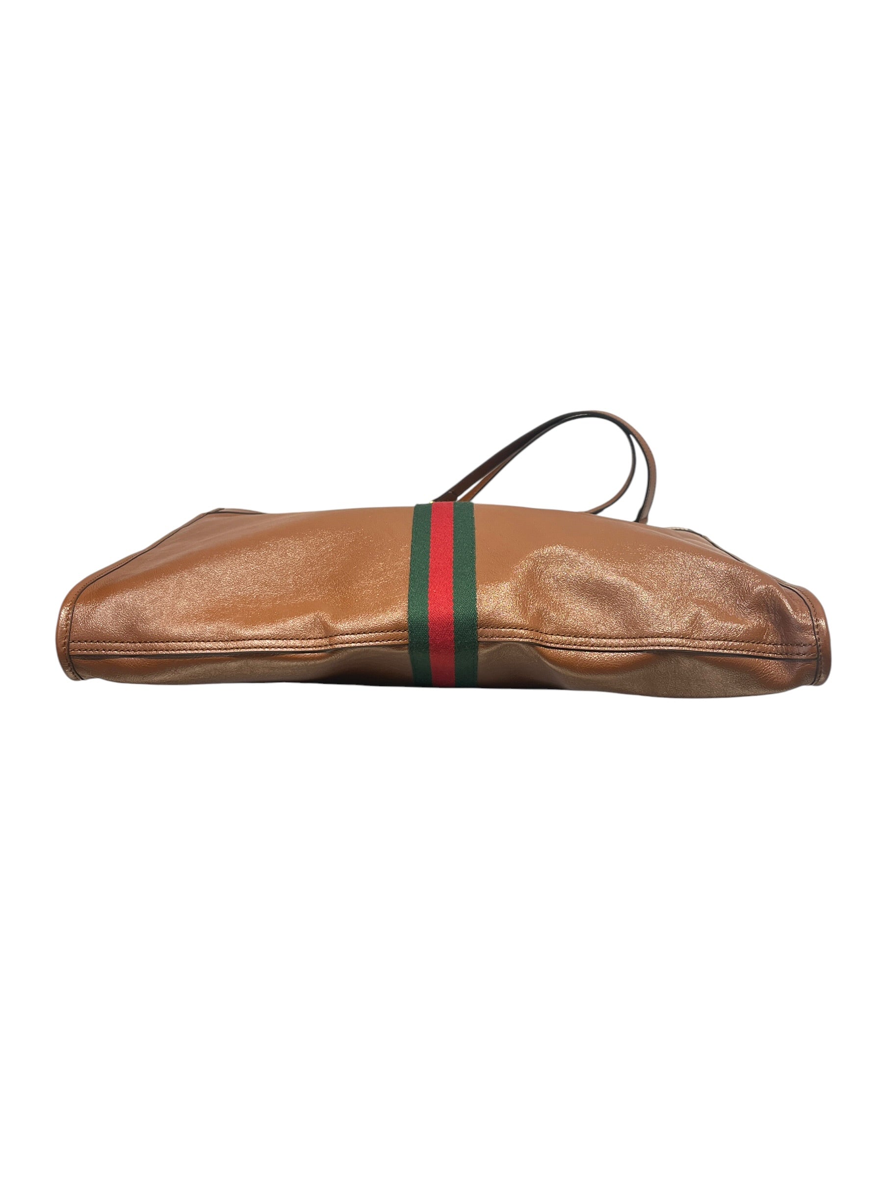 GUCCI/Bag/Leather/BRW/RAJAH LEATHER TOTE view 2