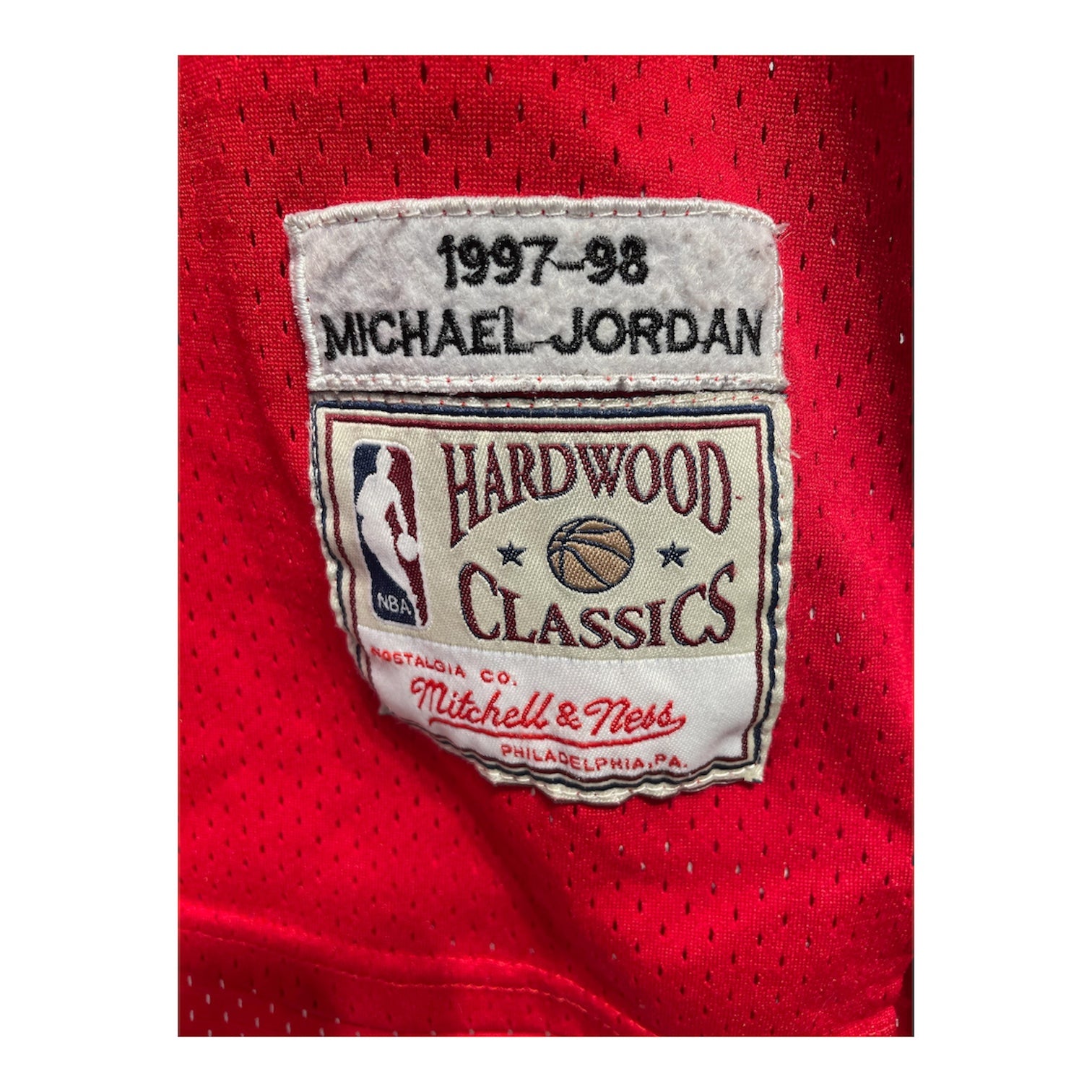 mitchell&ness/Vintage/Tank Top/L/Polyester/RED/Graphic/Jordan Bulls 23 view 4