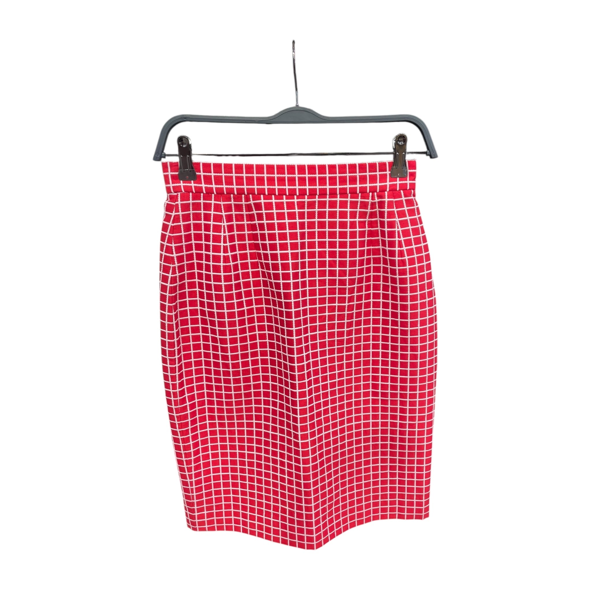 GIVENCHY/Skirt/38/Plaid/Cotton/RED/GIVENCHY-Plaid-Red-Skirt view 1