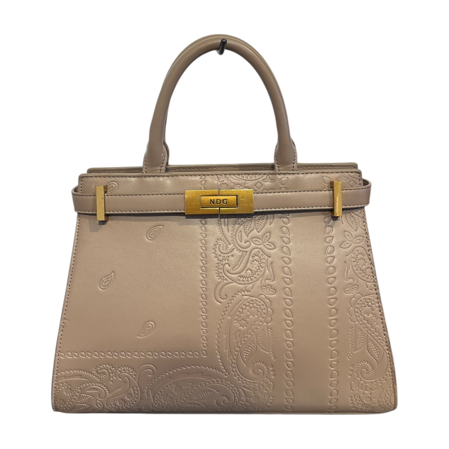 NDG/Hand Bag/Paisley/Leather/BRW/JEANNE TAUPE HAND BAG view 1